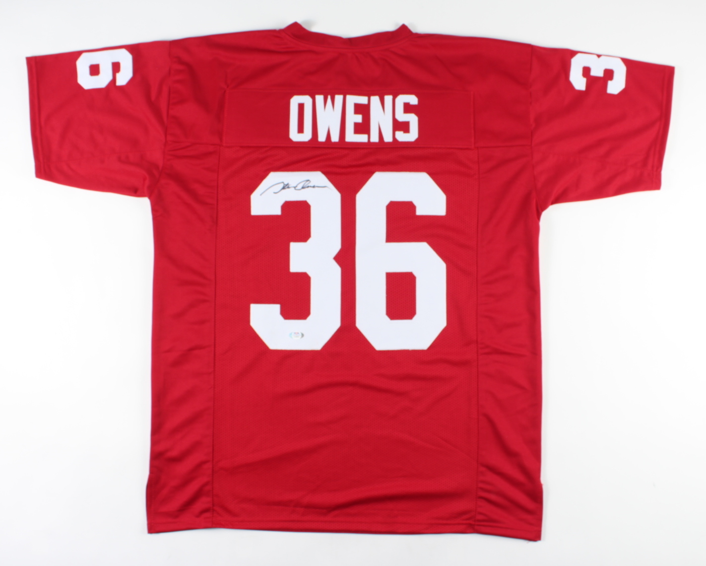 Steve Owens Signed Jersey (PSA) at PristineAuction.com Steve Owens Signed Jersey (PSA) at PristineAuction.com
