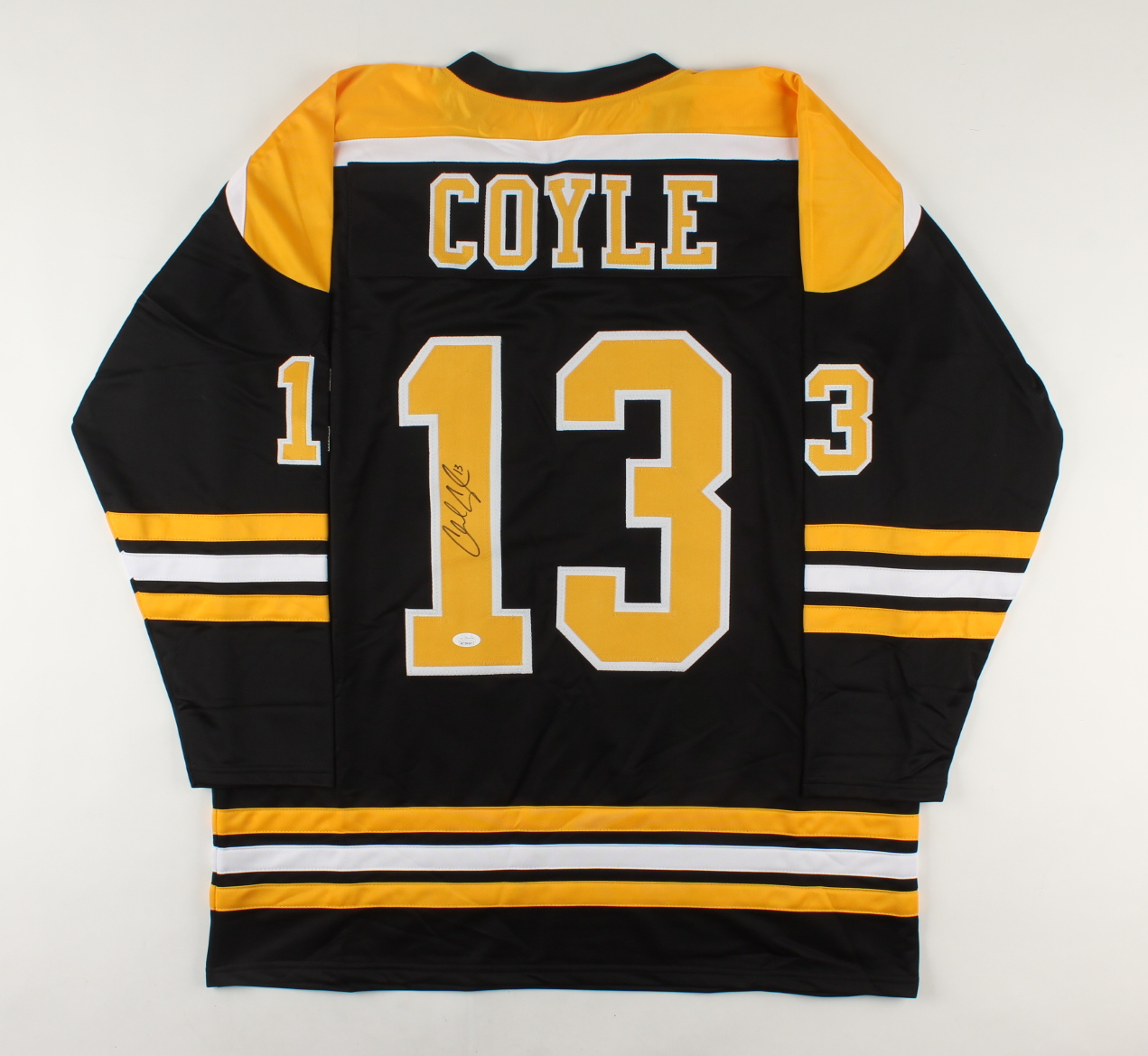 Charlie Coyle Signed Jersey (JSA COA) at PristineAuction.com Charlie Coyle Signed Jersey (JSA COA) at PristineAuction.com