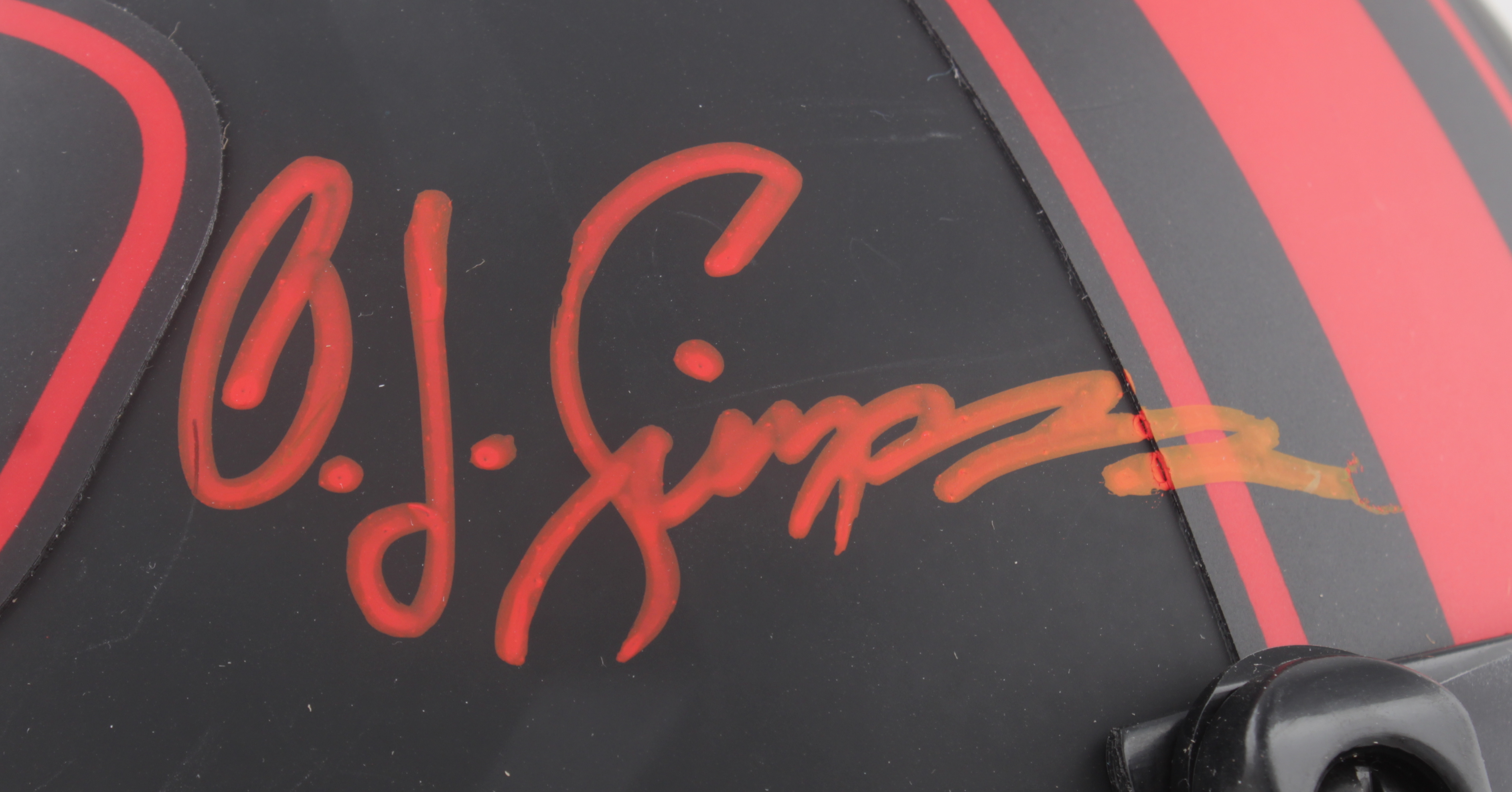 Thurman Thomas & O.J. Simpson Signed Bills Full-Size Eclipse Alternate Speed Helmet (JSA COA & Beckett COA) at PristineAuction.com Thurman Thomas & O.J. Simpson Signed Bills Full-Size Eclipse Alternate Speed Helmet (JSA COA & Beckett COA) at PristineAuction.com