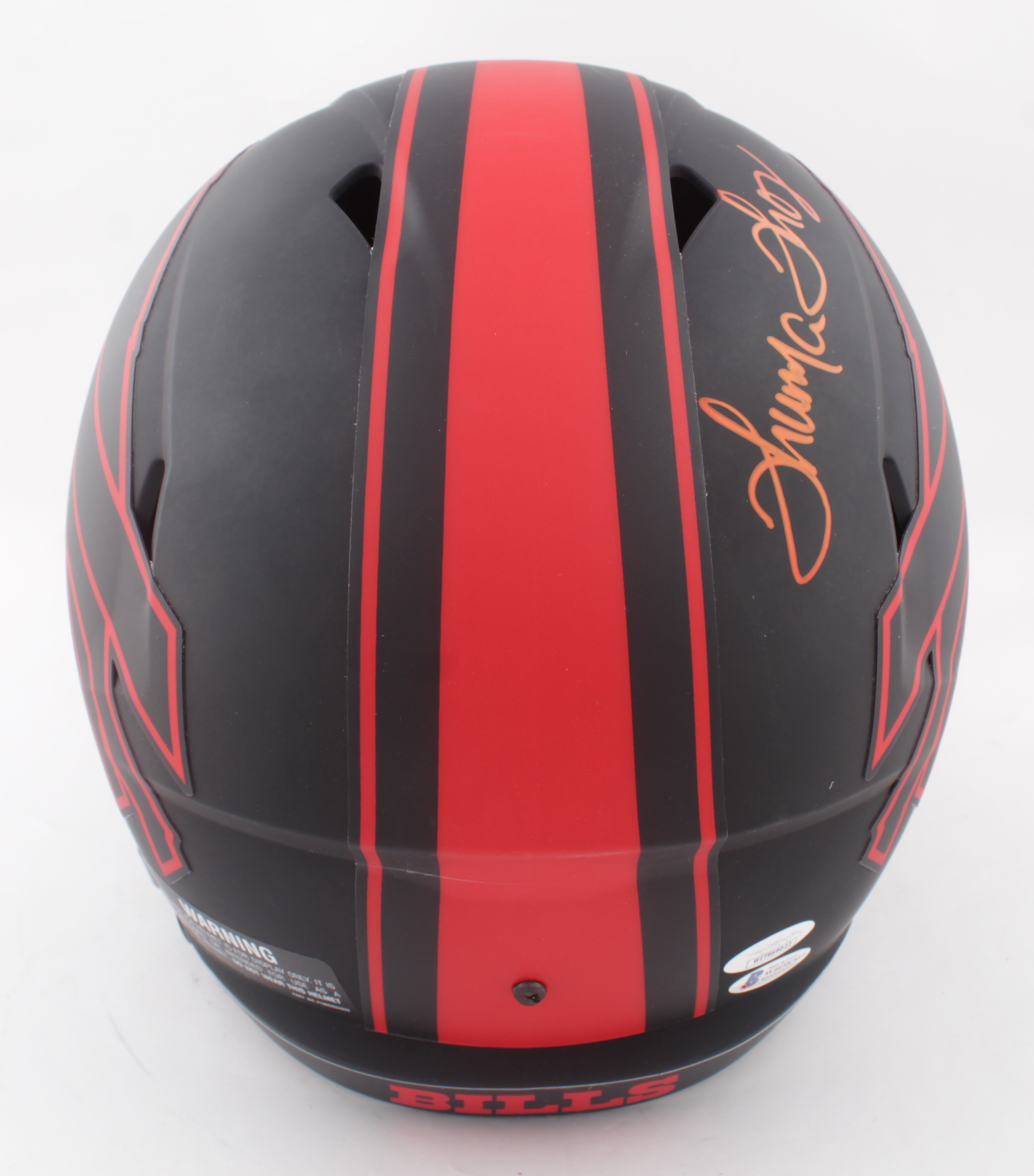 Thurman Thomas & O.J. Simpson Signed Bills Full-Size Eclipse Alternate Speed Helmet (JSA COA & Beckett COA) at PristineAuction.com Thurman Thomas & O.J. Simpson Signed Bills Full-Size Eclipse Alternate Speed Helmet (JSA COA & Beckett COA) at PristineAuction.com
