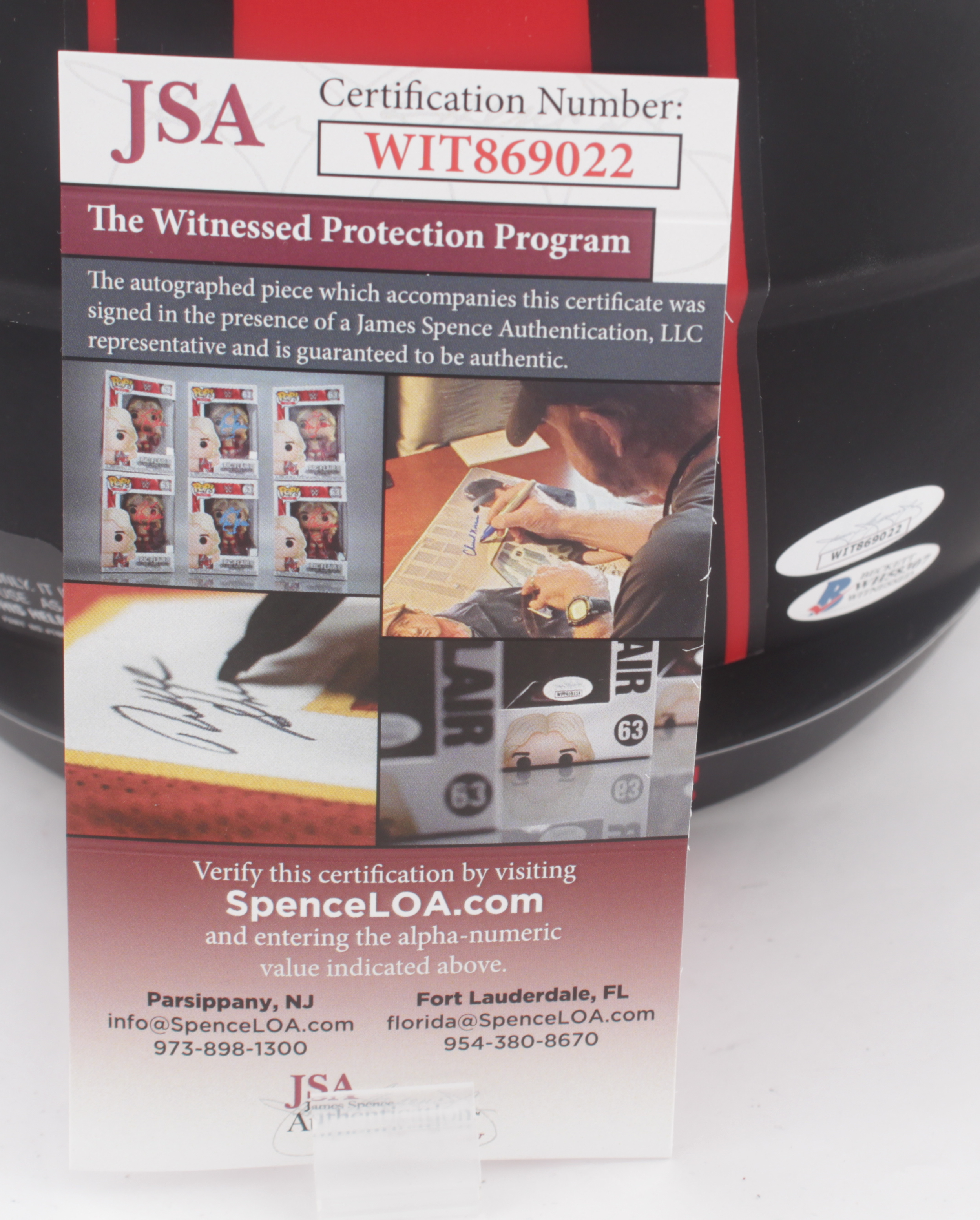 Thurman Thomas & O.J. Simpson Signed Bills Full-Size Eclipse Alternate Speed Helmet (JSA COA & Beckett COA) at PristineAuction.com Thurman Thomas & O.J. Simpson Signed Bills Full-Size Eclipse Alternate Speed Helmet (JSA COA & Beckett COA) at PristineAuction.com