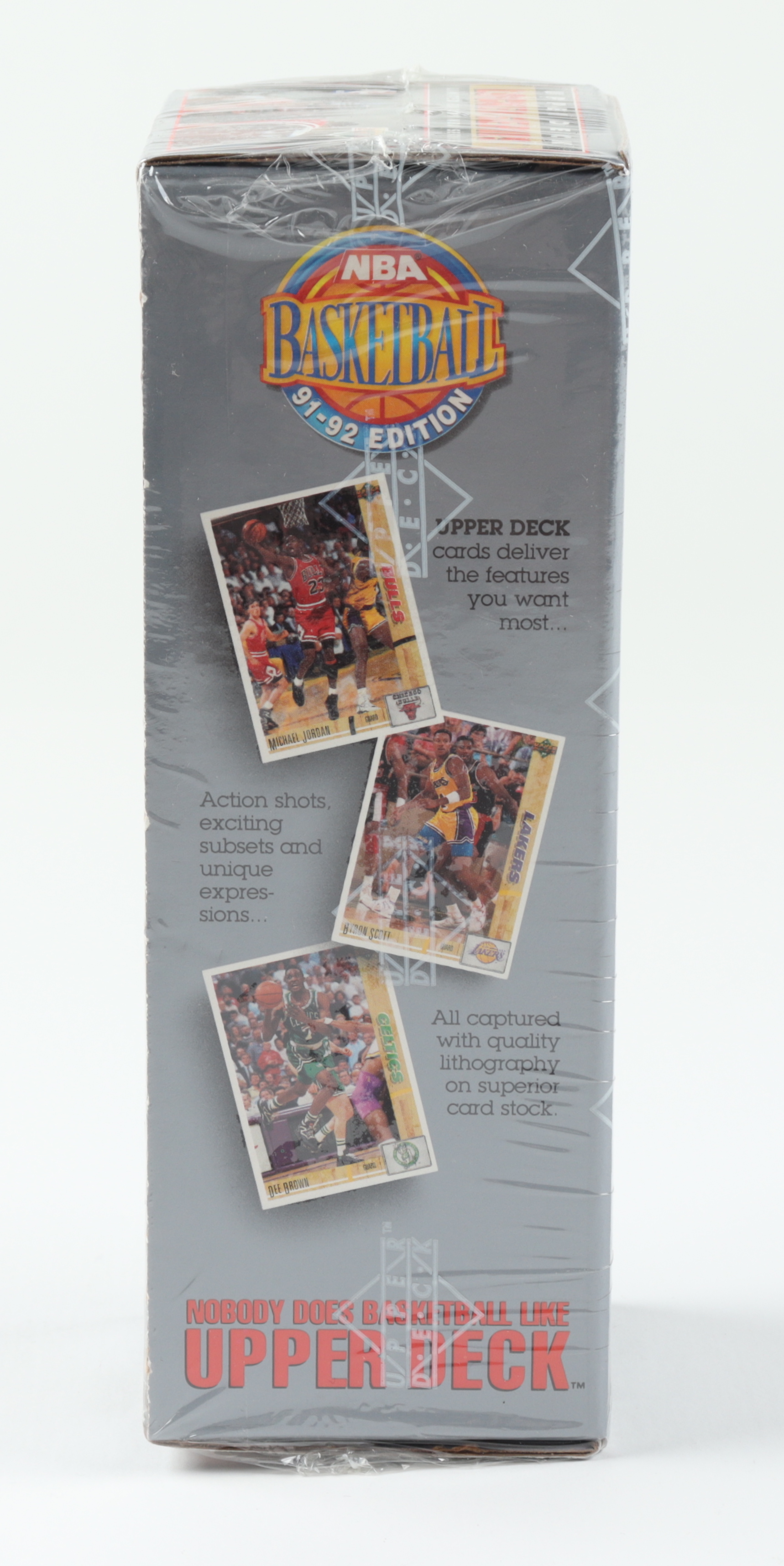 1991 Upper Deck NBA Michael Jordan Locker Series 3 Box with (7) Packs at PristineAuction.com 1991 Upper Deck NBA Michael Jordan Locker Series 3 Box with (7) Packs at PristineAuction.com