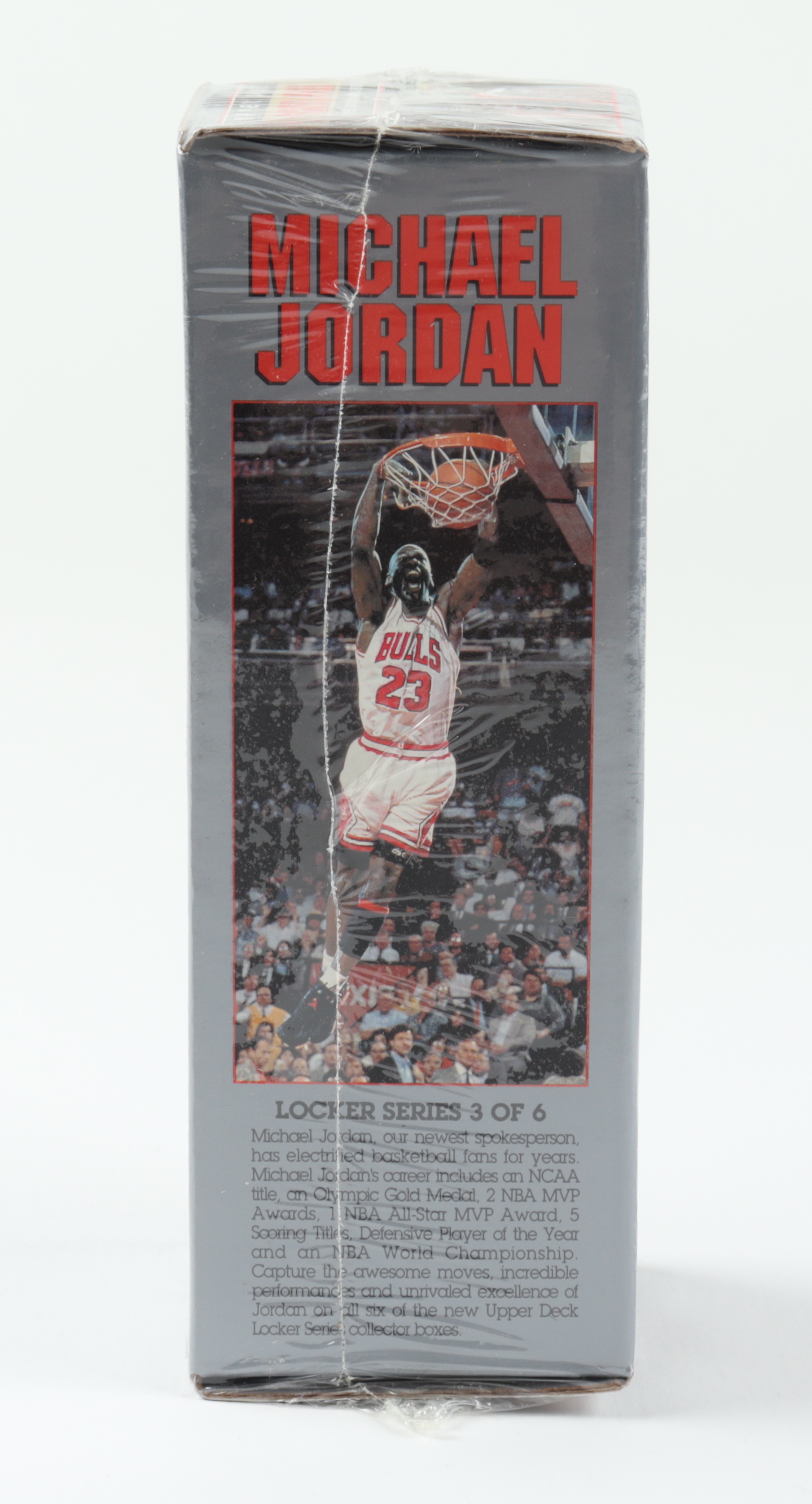 1991 Upper Deck NBA Michael Jordan Locker Series 3 Box with (7) Packs at PristineAuction.com 1991 Upper Deck NBA Michael Jordan Locker Series 3 Box with (7) Packs at PristineAuction.com