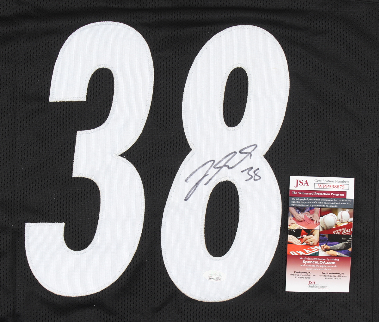 Jaylen Samuels Signed Jersey (JSA COA) (See Description) at PristineAuction.com Jaylen Samuels Signed Jersey (JSA COA) (See Description) at PristineAuction.com