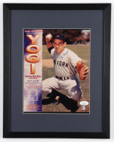 Yogi Berra Signed 12x15 Custom Framed LE Hall of Fame Induction Day Photograph Display (JSA COA) at PristineAuction.com