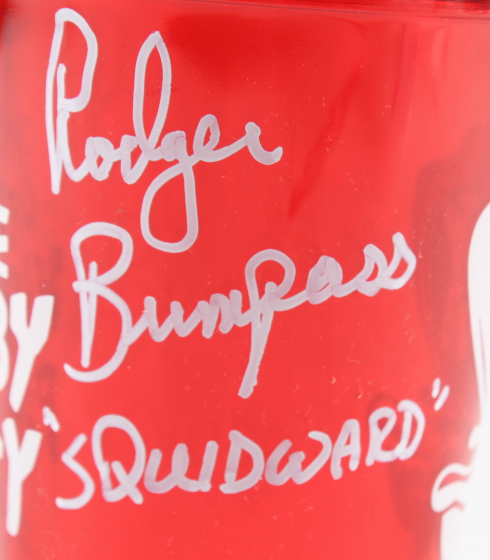 Rodger Bumpass Signed "SpongeBob SquarePants: The Krusty Krab" Cup Inscribed "SQUIDWARD" (PSA COA) at PristineAuction.com Rodger Bumpass Signed "SpongeBob SquarePants: The Krusty Krab" Cup Inscribed "SQUIDWARD" (PSA COA) at PristineAuction.com