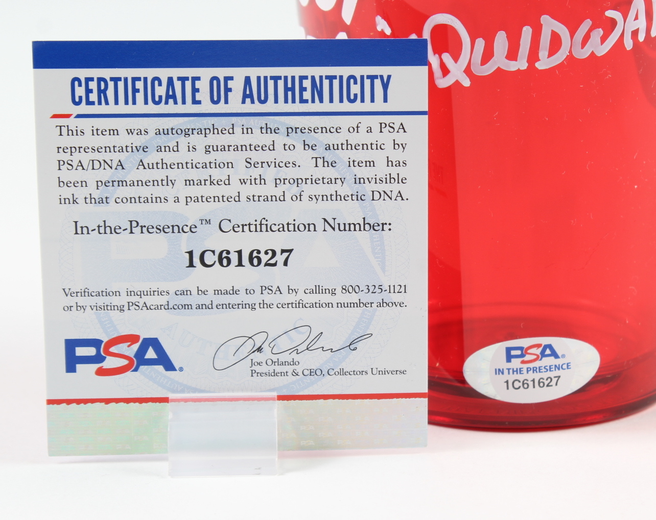 Rodger Bumpass Signed "SpongeBob SquarePants: The Krusty Krab" Cup Inscribed "SQUIDWARD" (PSA COA) at PristineAuction.com Rodger Bumpass Signed "SpongeBob SquarePants: The Krusty Krab" Cup Inscribed "SQUIDWARD" (PSA COA) at PristineAuction.com