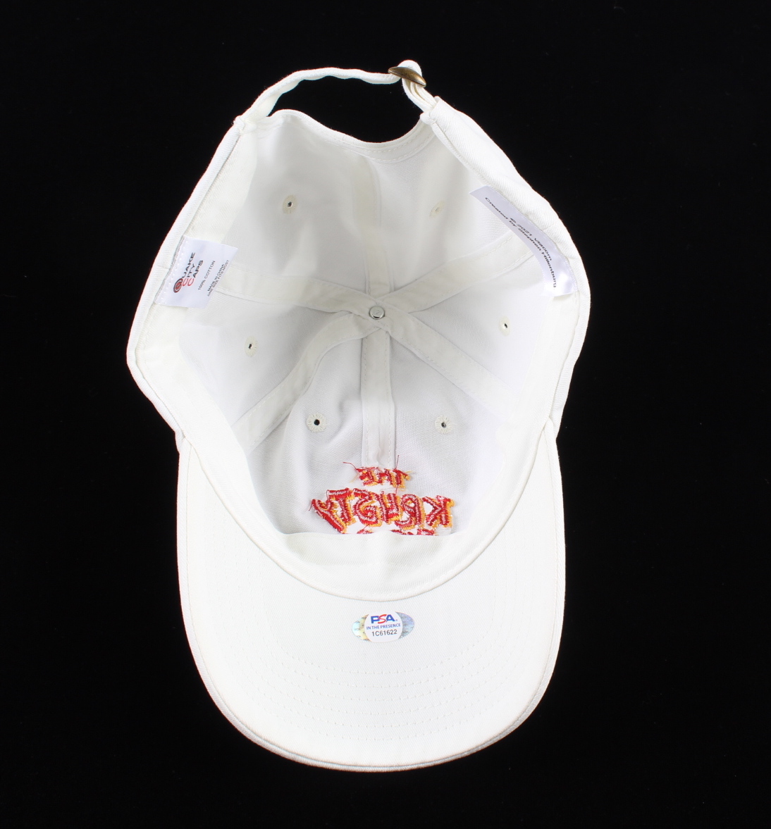 Rodger Bumpass Signed "Spongebob Squarepants" The Krusty Krab Adjustable Hat Inscribed "Squidward" (PSA COA) at PristineAuction.com Rodger Bumpass Signed "Spongebob Squarepants" The Krusty Krab Adjustable Hat Inscribed "Squidward" (PSA COA) at PristineAuction.com