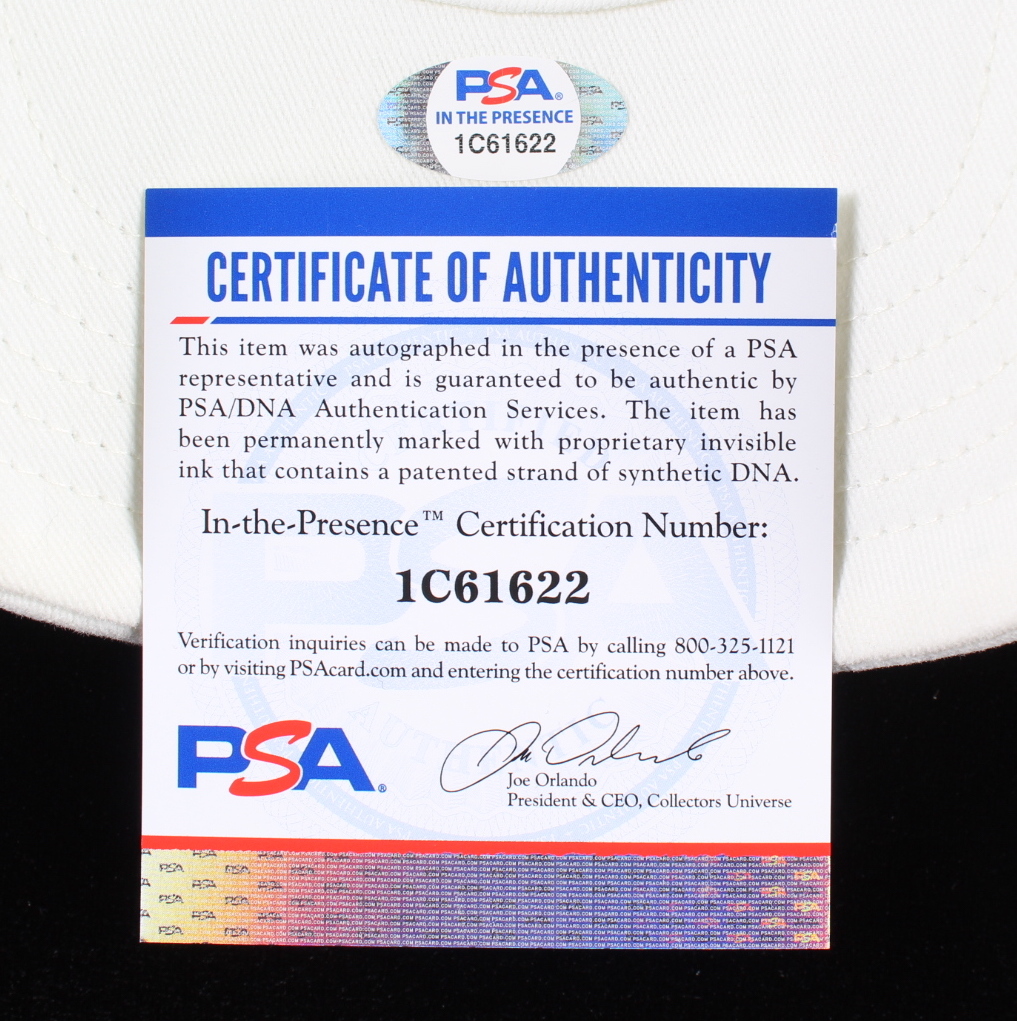 Rodger Bumpass Signed "Spongebob Squarepants" The Krusty Krab Adjustable Hat Inscribed "Squidward" (PSA COA) at PristineAuction.com Rodger Bumpass Signed "Spongebob Squarepants" The Krusty Krab Adjustable Hat Inscribed "Squidward" (PSA COA) at PristineAuction.com