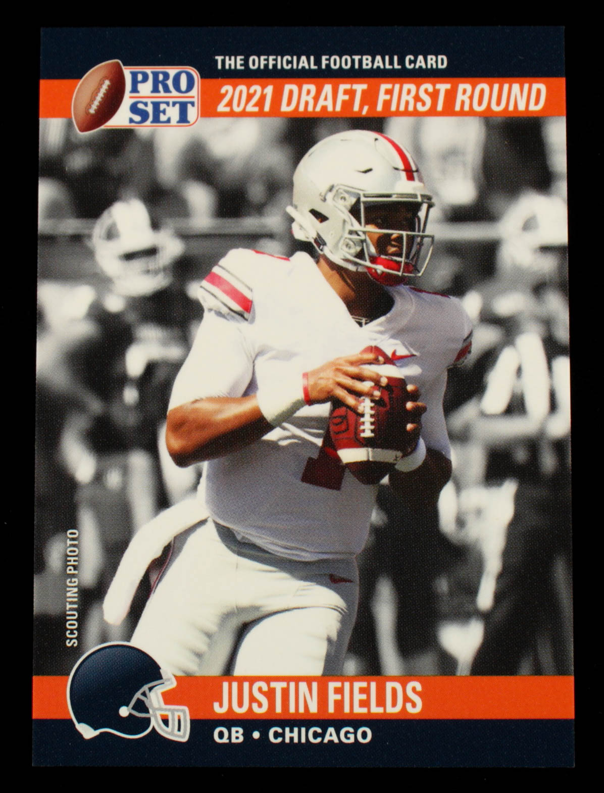 Justin Fields 2021 Leaf Pro Set Draft Day #PSDD8 at PristineAuction.com Justin Fields 2021 Leaf Pro Set Draft Day #PSDD8 at PristineAuction.com