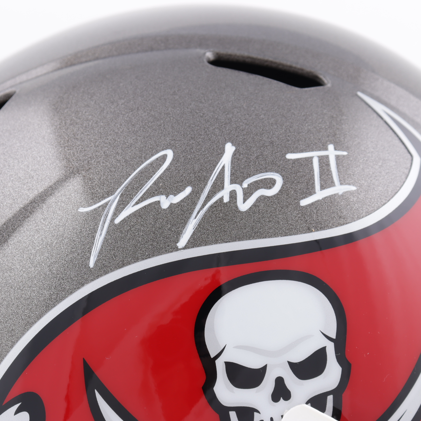 Ronald Jones II Signed Buccaneers Full-Size Speed Helmet (Beckett COA) at PristineAuction.com Ronald Jones II Signed Buccaneers Full-Size Speed Helmet (Beckett COA) at PristineAuction.com