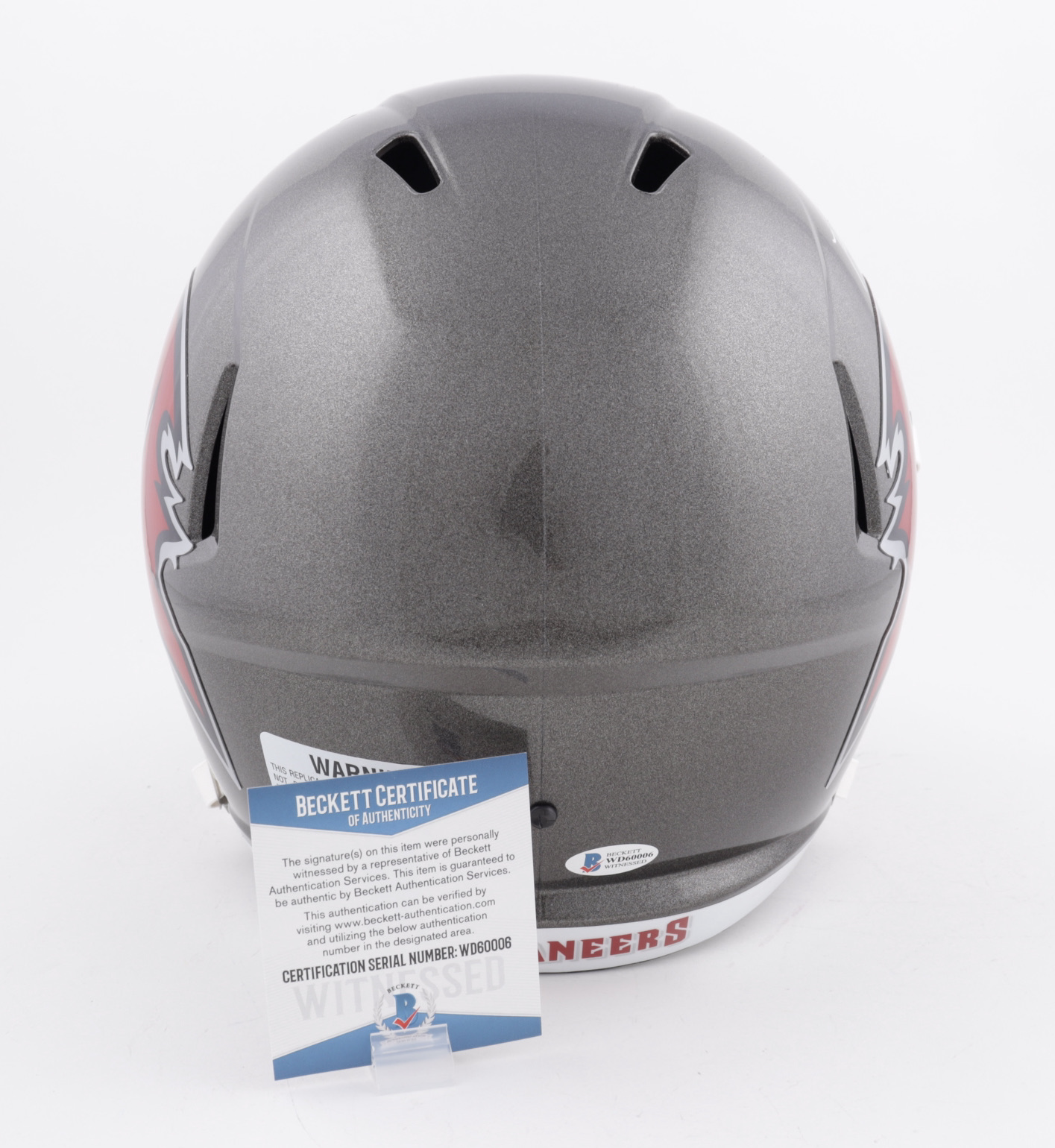 Ronald Jones II Signed Buccaneers Full-Size Speed Helmet (Beckett COA) at PristineAuction.com Ronald Jones II Signed Buccaneers Full-Size Speed Helmet (Beckett COA) at PristineAuction.com