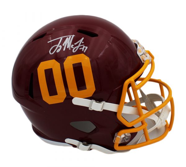 Terry McLaurin Signed Washington Full-Size Speed Helmet (Beckett) at PristineAuction.com Terry McLaurin Signed Washington Full-Size Speed Helmet (Beckett) at PristineAuction.com
