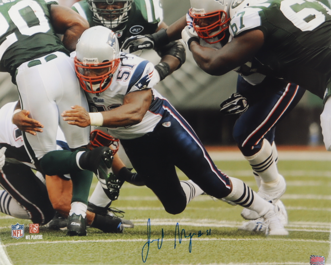 Jerod Mayo Signed Patriots 16x20 Photo (YSMS COA) at PristineAuction.com Jerod Mayo Signed Patriots 16x20 Photo (YSMS COA) at PristineAuction.com