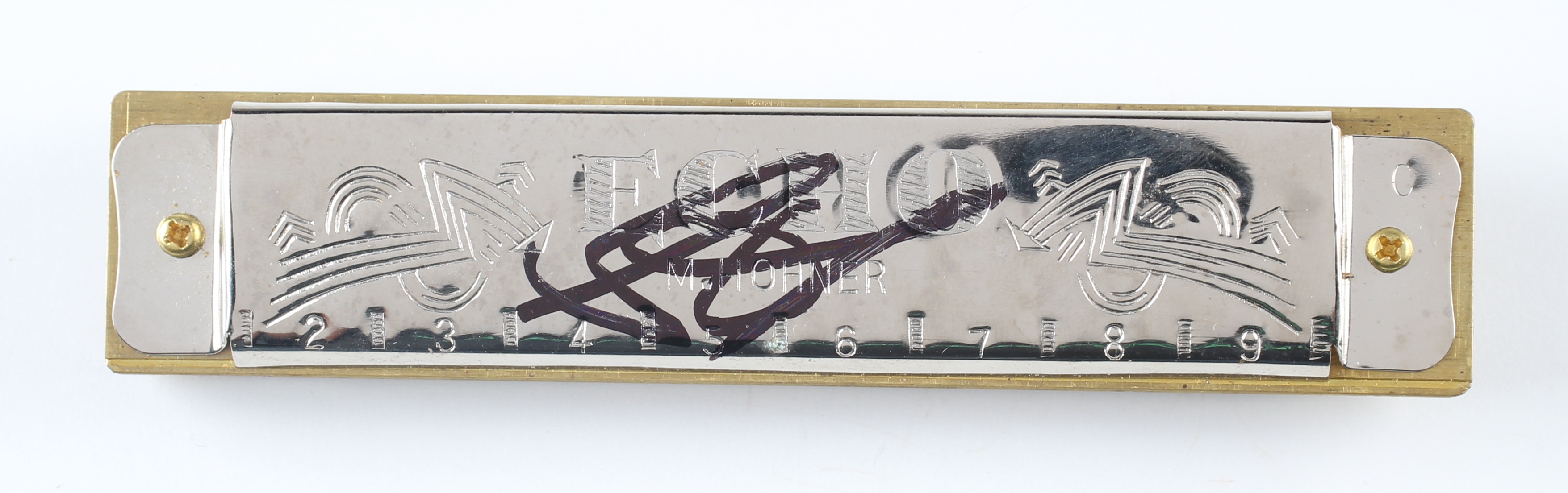 Steven Tyler Signed Harmonica (AutographCOA COA) at PristineAuction.com Steven Tyler Signed Harmonica (AutographCOA COA) at PristineAuction.com