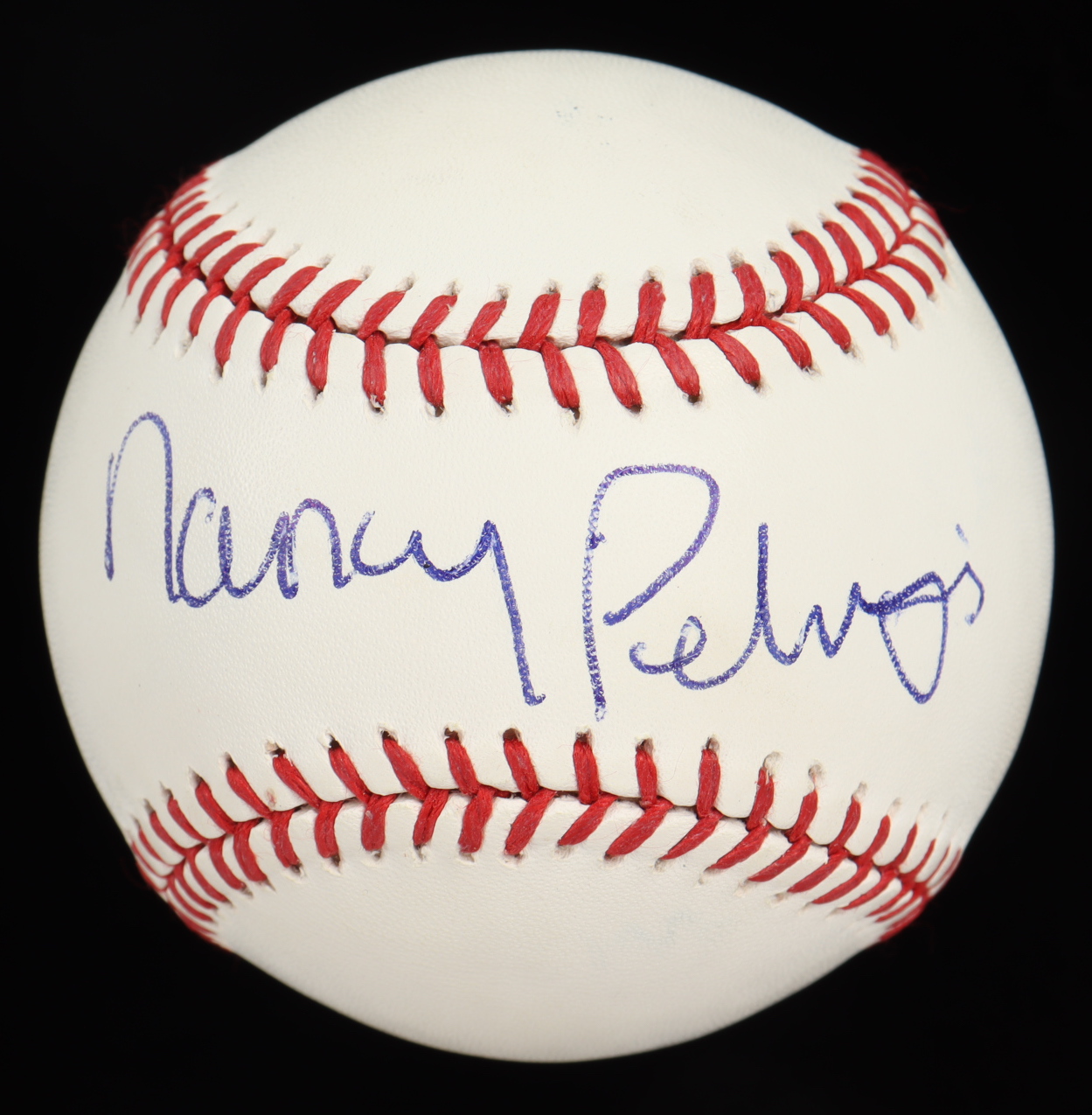 Nancy Pelosi Signed OML Baseball (JSA) at PristineAuction.com Nancy Pelosi Signed OML Baseball (JSA) at PristineAuction.com