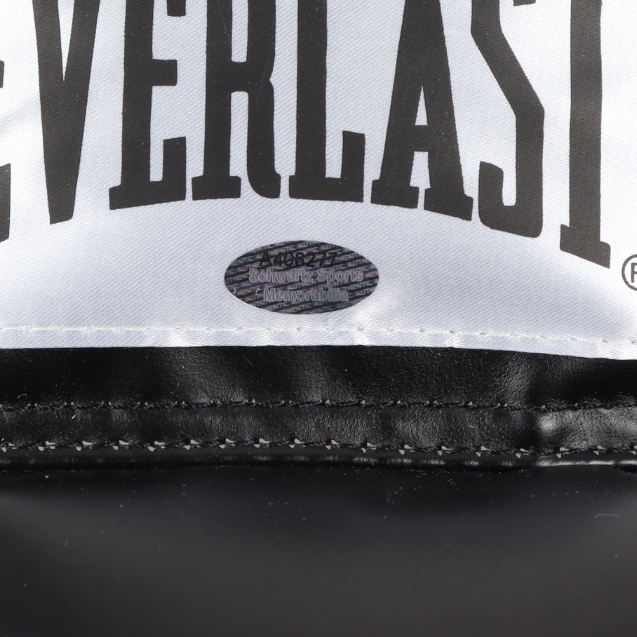 Thomas Hearns Signed Everlast Boxing Glove Inscribed "Hitman" (Schwartz Sports) at PristineAuction.com Thomas Hearns Signed Everlast Boxing Glove Inscribed "Hitman" (Schwartz Sports) at PristineAuction.com