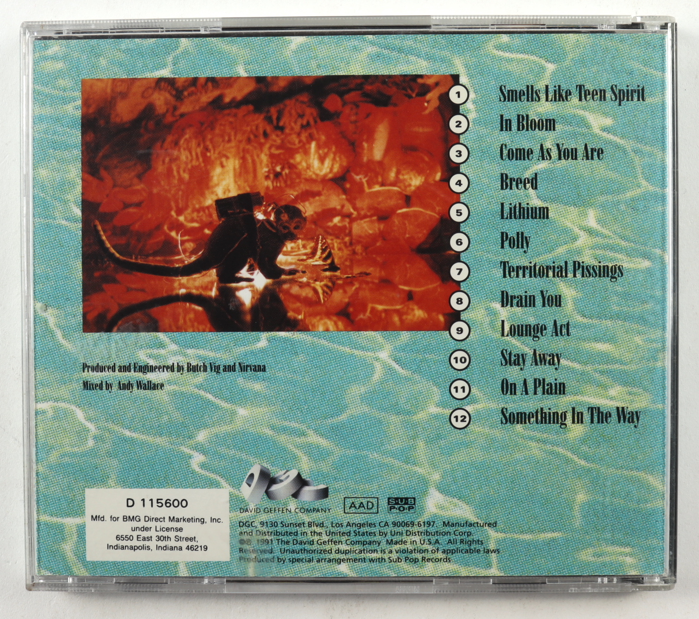 Krist Novoselic Signed Nirvana "Nevermind" CD Album (JSA COA) (See Description) at PristineAuction.com Krist Novoselic Signed Nirvana "Nevermind" CD Album (JSA COA) (See Description) at PristineAuction.com