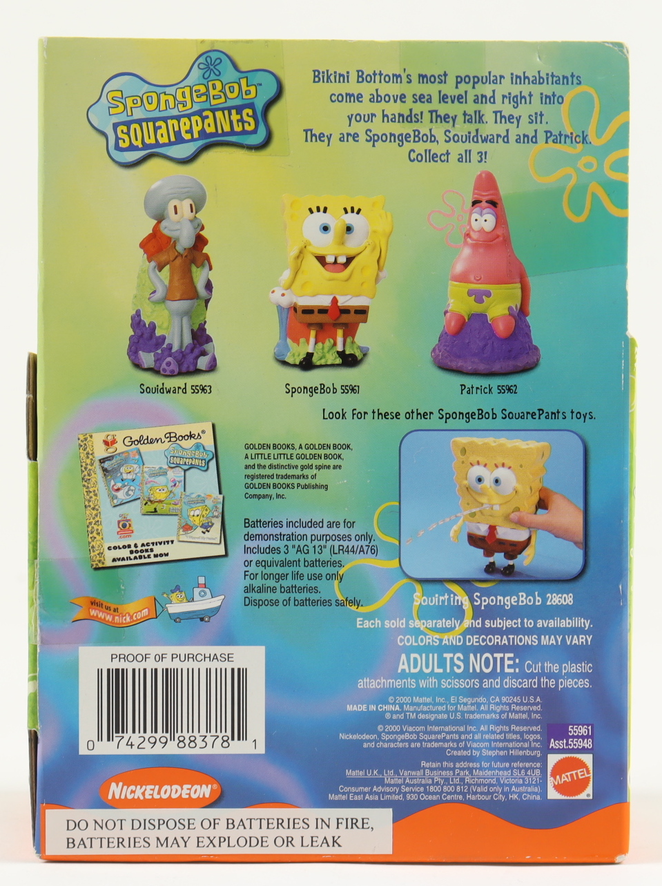 Tom Kenny, Bill Fagerbakke & Carolyn Lawrence Signed "Spongebob Squarepants" Talking Spongebob Figure With Multiple Inscriptions (JSA COA) at PristineAuction.com Tom Kenny, Bill Fagerbakke & Carolyn Lawrence Signed "Spongebob Squarepants" Talking Spongebob Figure With Multiple Inscriptions (JSA COA) at PristineAuction.com