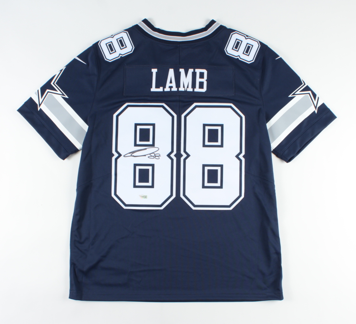 CeeDee Lamb Signed Cowboys Jersey (Fanatics Hologram) at PristineAuction.com CeeDee Lamb Signed Cowboys Jersey (Fanatics Hologram) at PristineAuction.com