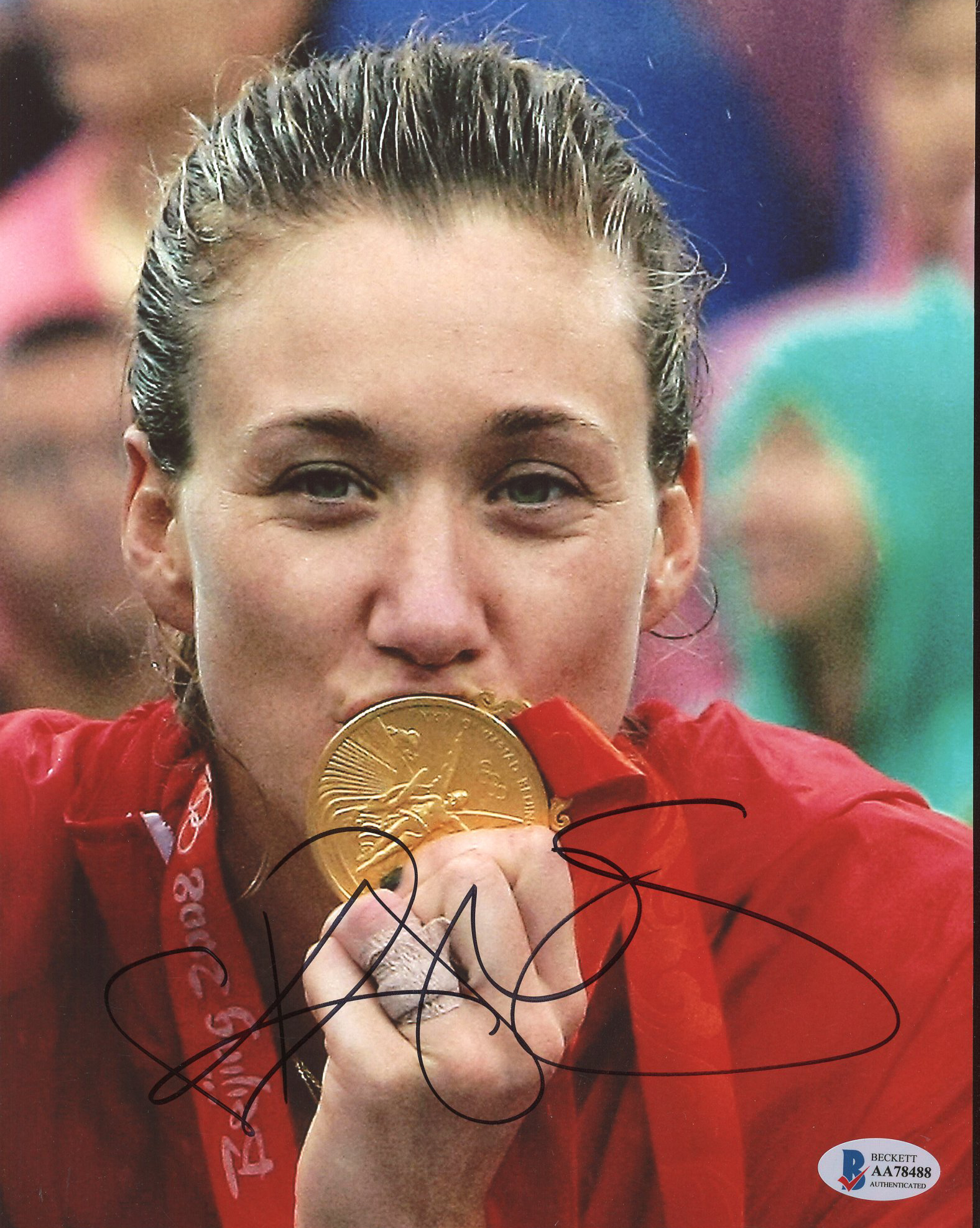Kerri Walsh Jennings Signed Team USA 8x10 Photo (Beckett COA) at PristineAuction.com Kerri Walsh Jennings Signed Team USA 8x10 Photo (Beckett COA) at PristineAuction.com