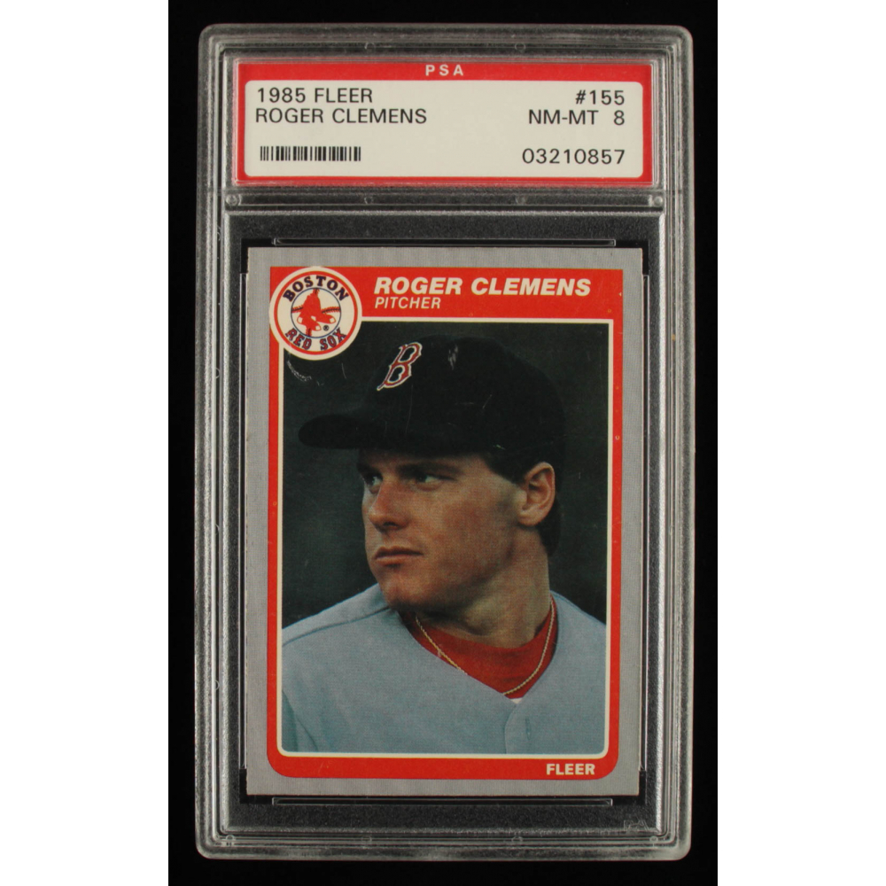 Roger Clemens 1985 Fleer #155 RC (PSA 8) | Pristine Auction