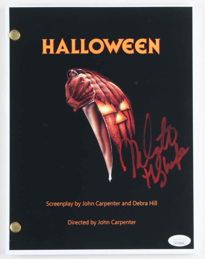 Nick Castle Signed "Halloween" Movie Script Inscribed "The Shape" (JSA) at PristineAuction.com Nick Castle Signed "Halloween" Movie Script Inscribed "The Shape" (JSA) at PristineAuction.com