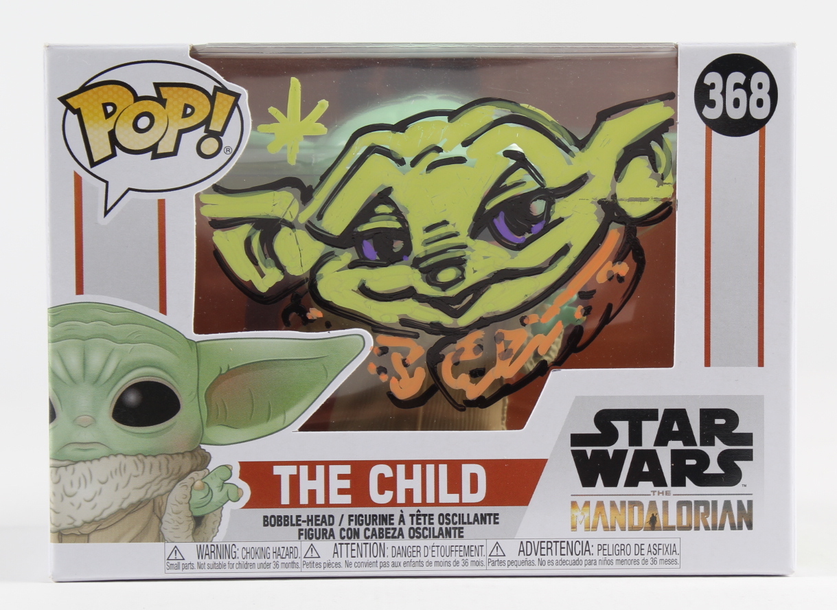 Guy Gilchrist Signed "Star Wars: The Mandalorian" #368 The Child Funko Pop! Vinyl Figure with Hand-Drawn Sketch (JSA COA) at PristineAuction.com Guy Gilchrist Signed "Star Wars: The Mandalorian" #368 The Child Funko Pop! Vinyl Figure with Hand-Drawn Sketch (JSA COA) at PristineAuction.com
