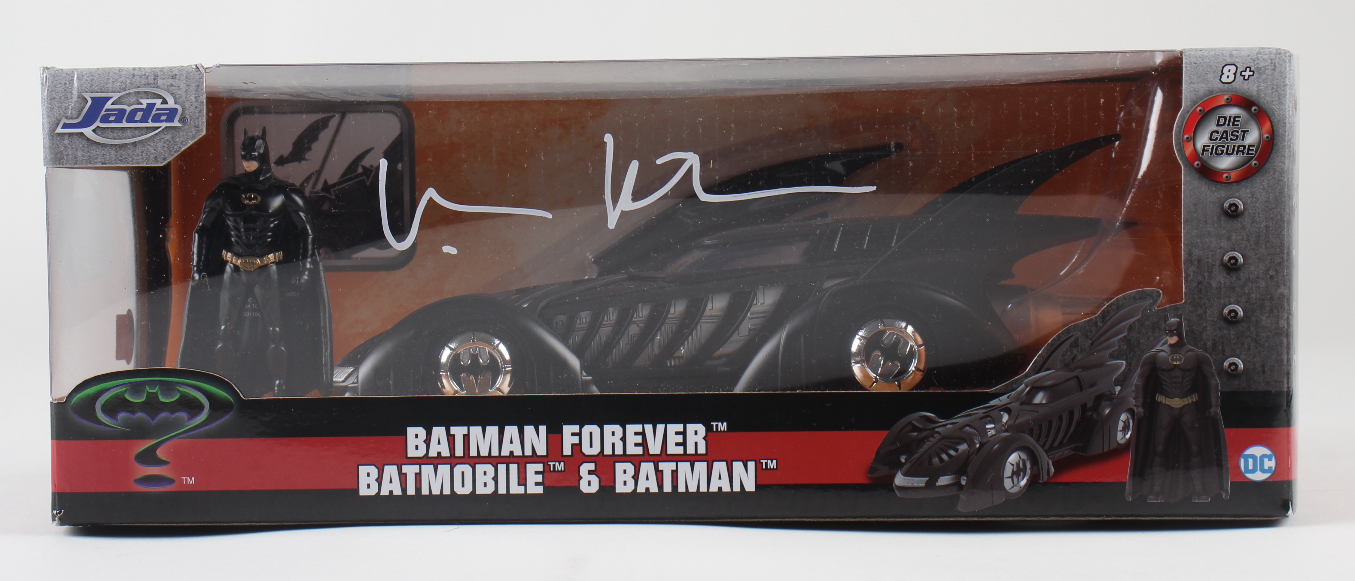 Val Kilmer Signed "Batman Forever" Batmobile & Batman Die Cast Figure (Beckett Hologram) at PristineAuction.com Val Kilmer Signed "Batman Forever" Batmobile & Batman Die Cast Figure (Beckett Hologram) at PristineAuction.com
