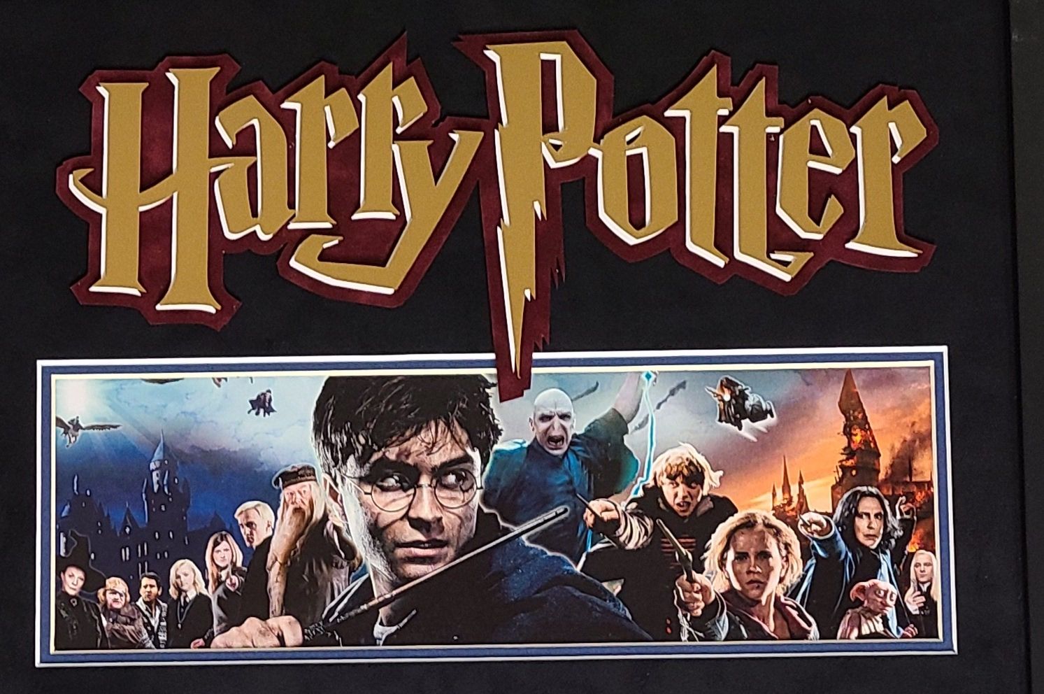 Daniel Radcliffe Signed "Harry Potter: The Complete Series" 21x32 Custom Framed Movie Script Shadowbox Display (JSA COA) at PristineAuction.com Daniel Radcliffe Signed "Harry Potter: The Complete Series" 21x32 Custom Framed Movie Script Shadowbox Display (JSA COA) at PristineAuction.com