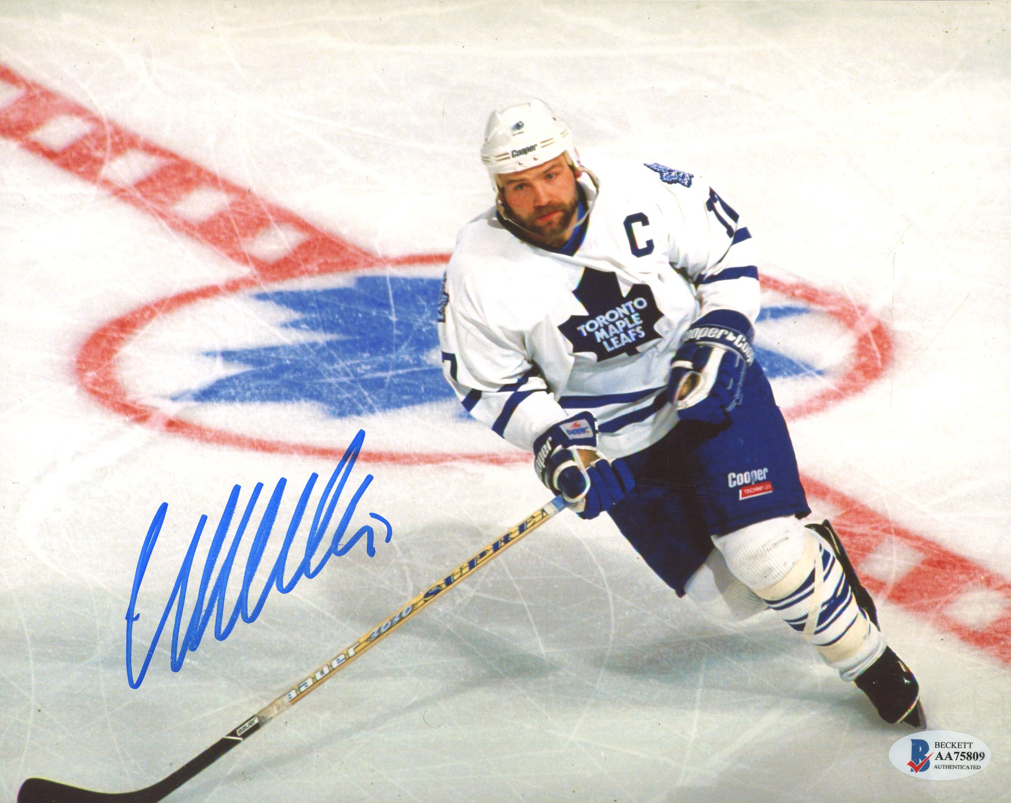 Wendel Clark Signed Maple Leafs 8x10 Photo (Beckett COA) at PristineAuction.com Wendel Clark Signed Maple Leafs 8x10 Photo (Beckett COA) at PristineAuction.com