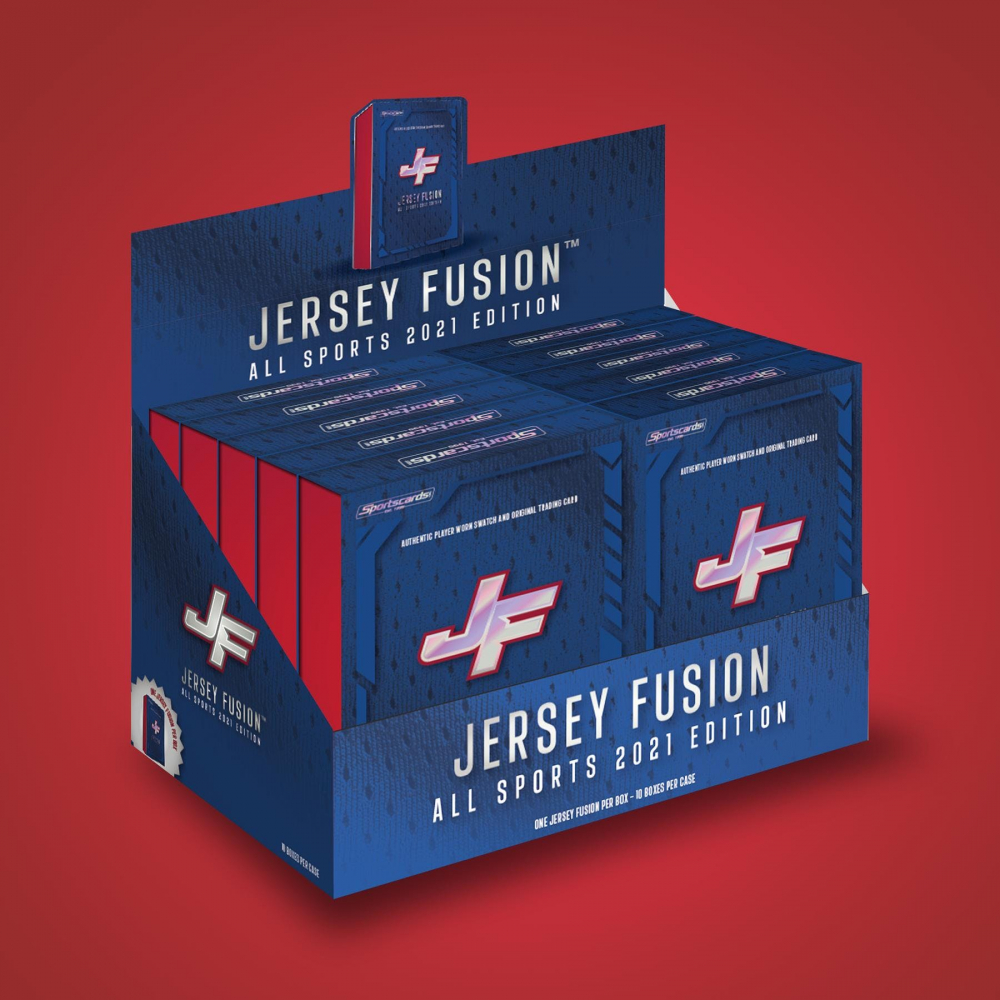 2021 Jersey Fusion All Sports Edition 10Box Master Case Barnebys