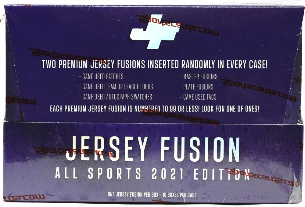 2021 Jersey Fusion All Sports Edition 10Box Master Case (100 Boxes