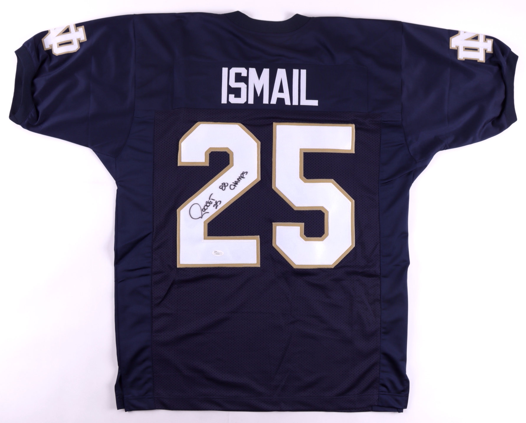 Raghib "Rocket" Ismail Signed Jersey Inscribed "88 Champs" (JSA COA) at PristineAuction.com Raghib "Rocket" Ismail Signed Jersey Inscribed "88 Champs" (JSA COA) at PristineAuction.com