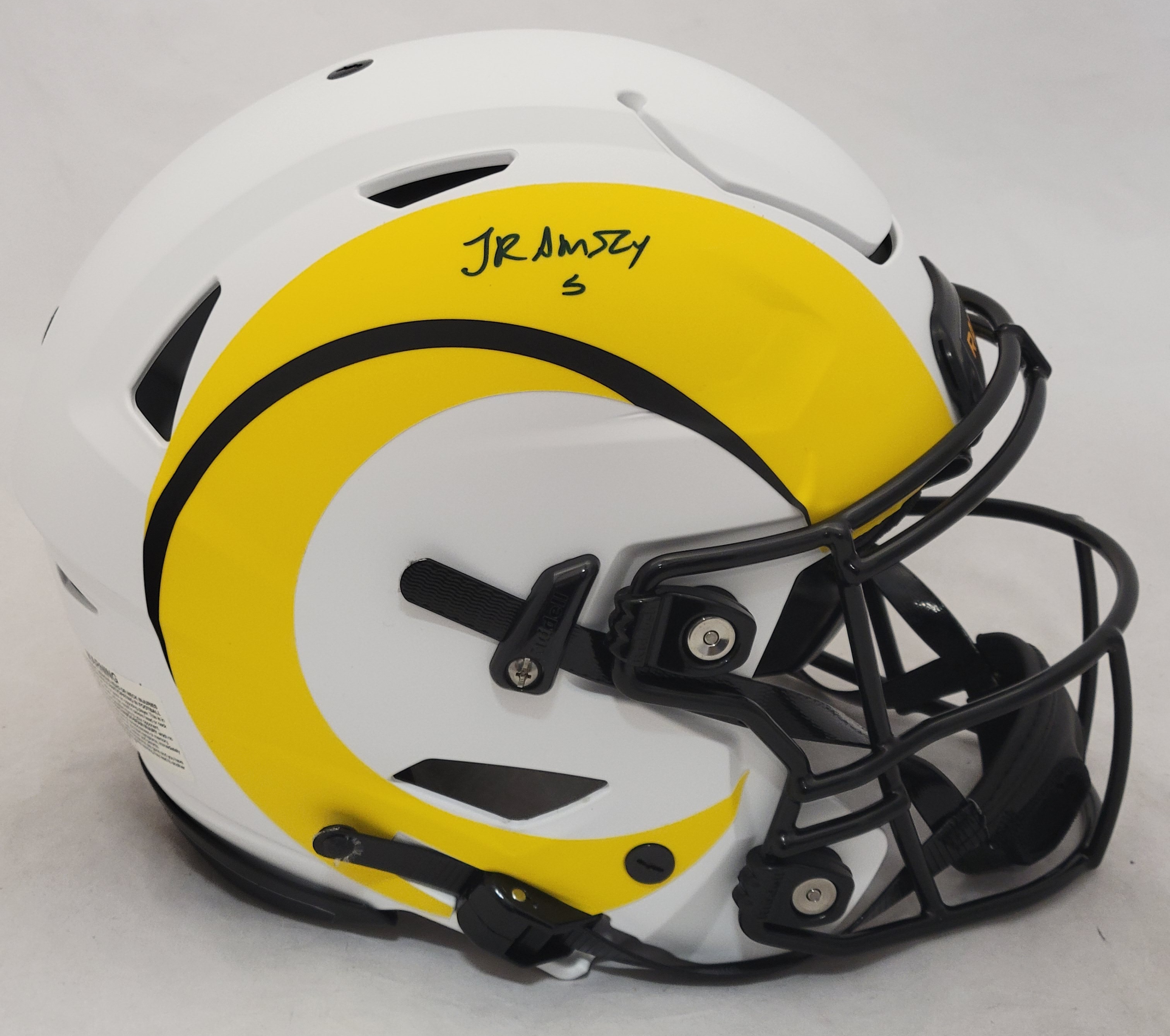 Jalen Ramsey Signed Rams Full Size On Field Authentic Lunar Eclipse Alternate SpeedFlex Helmet (JSA Hologram) at PristineAuction.com Jalen Ramsey Signed Rams Full Size On Field Authentic Lunar Eclipse Alternate SpeedFlex Helmet (JSA Hologram) at PristineAuction.com