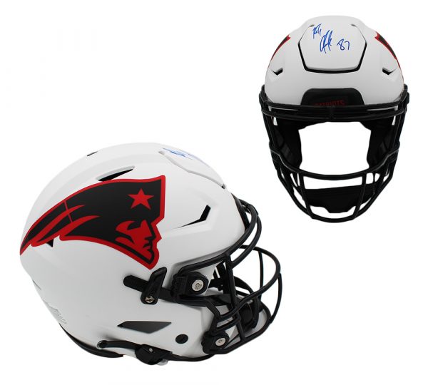 Rob Gronkowski Signed Patriots Full-Size Authentic On-Field Lunar Eclipse Alternate SpeedFlex Helmet (Radtke COA) at PristineAuction.com Rob Gronkowski Signed Patriots Full-Size Authentic On-Field Lunar Eclipse Alternate SpeedFlex Helmet (Radtke COA) at PristineAuction.com