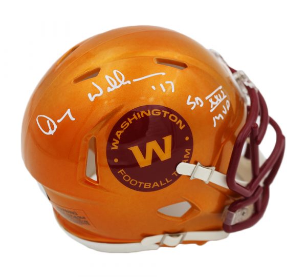 Doug Williams Signed Washington Flash Alternate Speed Mini Helmet Inscribed "SB XXII MVP" (Radtke) at PristineAuction.com Doug Williams Signed Washington Flash Alternate Speed Mini Helmet Inscribed "SB XXII MVP" (Radtke) at PristineAuction.com