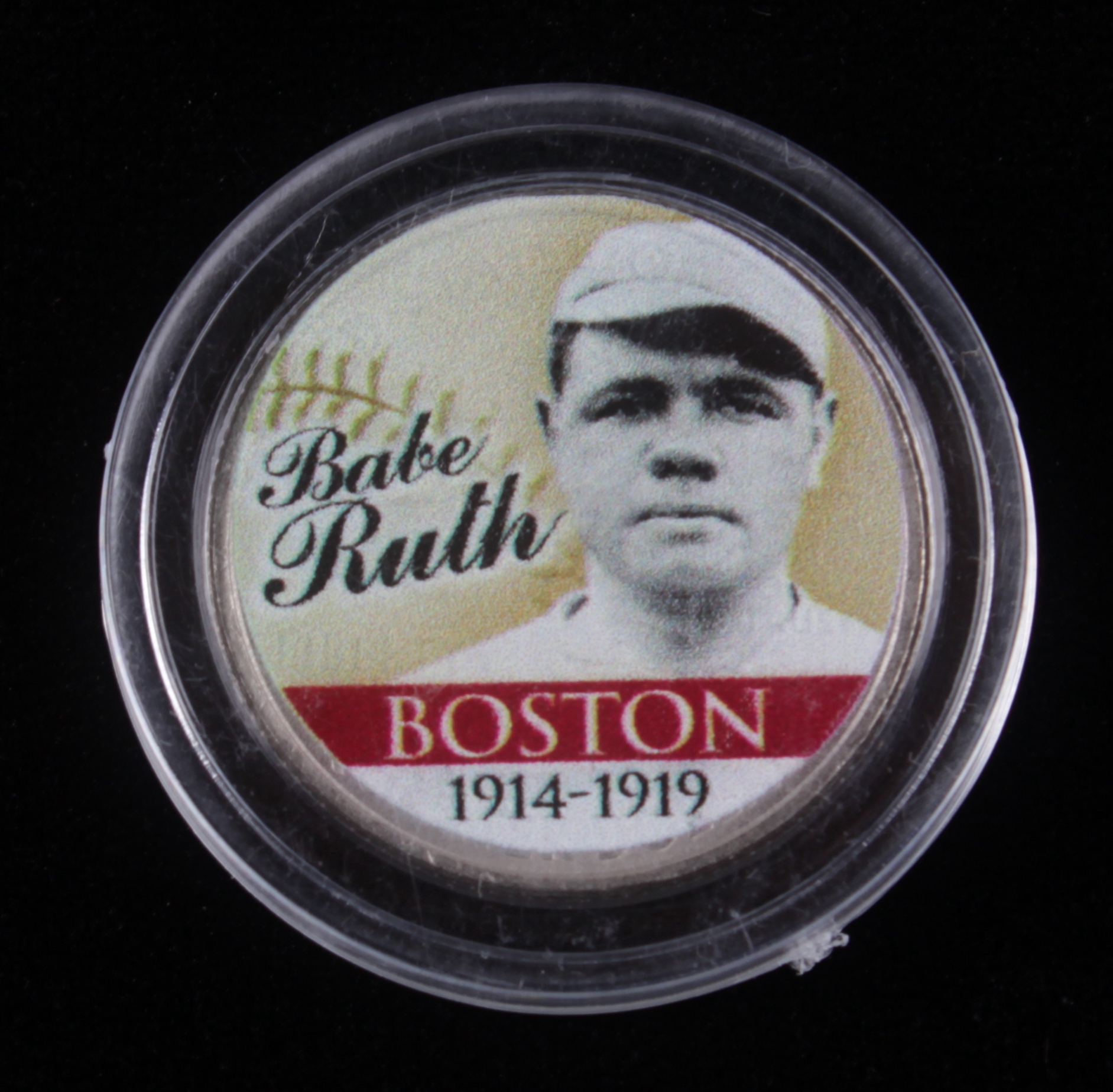 Colorized Coin Collection Babe Ruth Baseball Legend Colorized Quarter ...