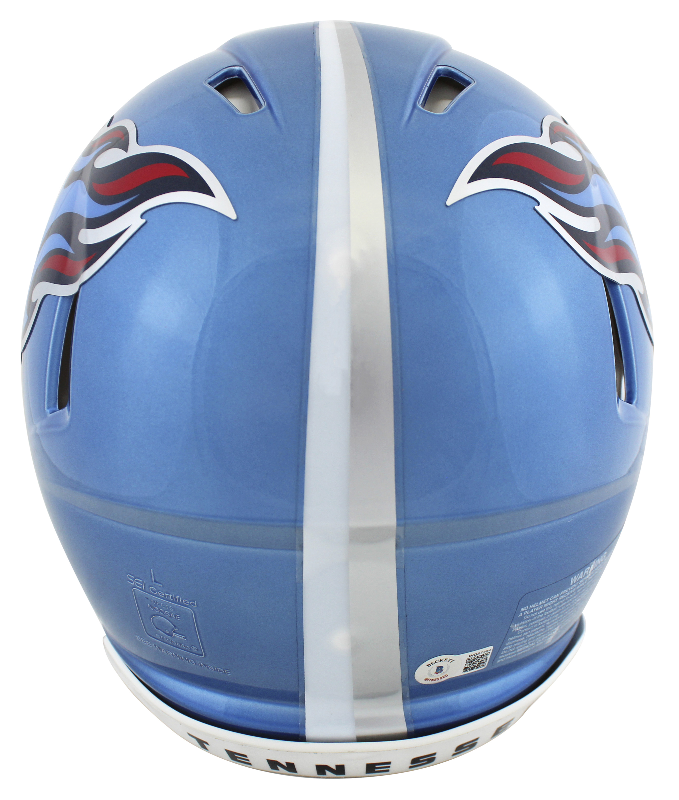 A.J. Brown Signed Titans Full-Size Authentic On-Field Flash Alternate Speed Helmet Inscribed "Titan Up" (Beckett) at PristineAuction.com A.J. Brown Signed Titans Full-Size Authentic On-Field Flash Alternate Speed Helmet Inscribed "Titan Up" (Beckett) at PristineAuction.com