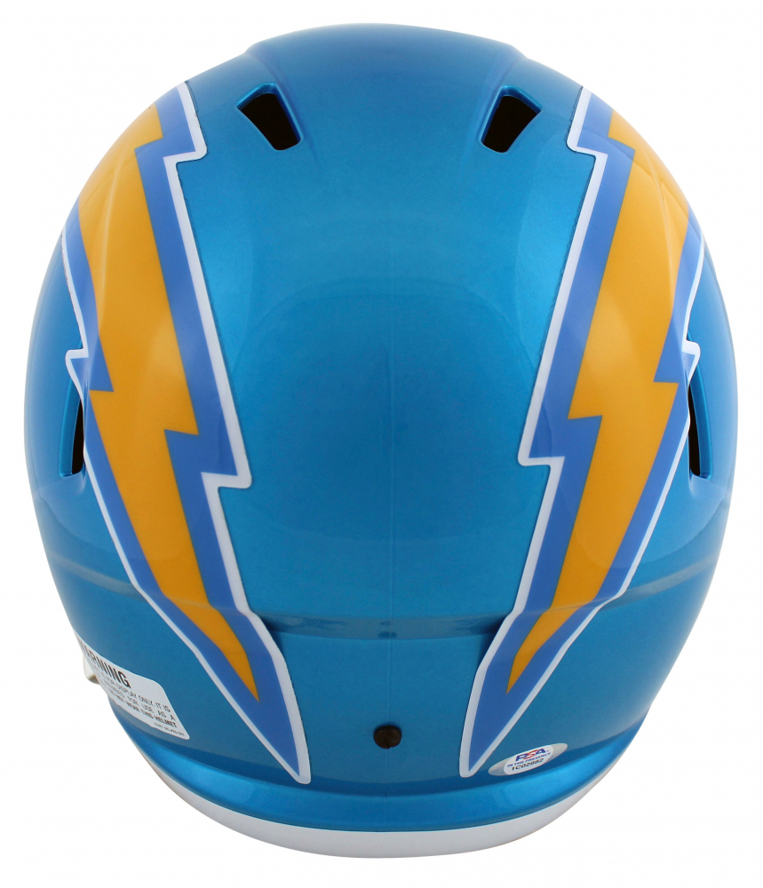 Austin Ekeler Signed Chargers FullSize Flash Alternate Speed Helmet