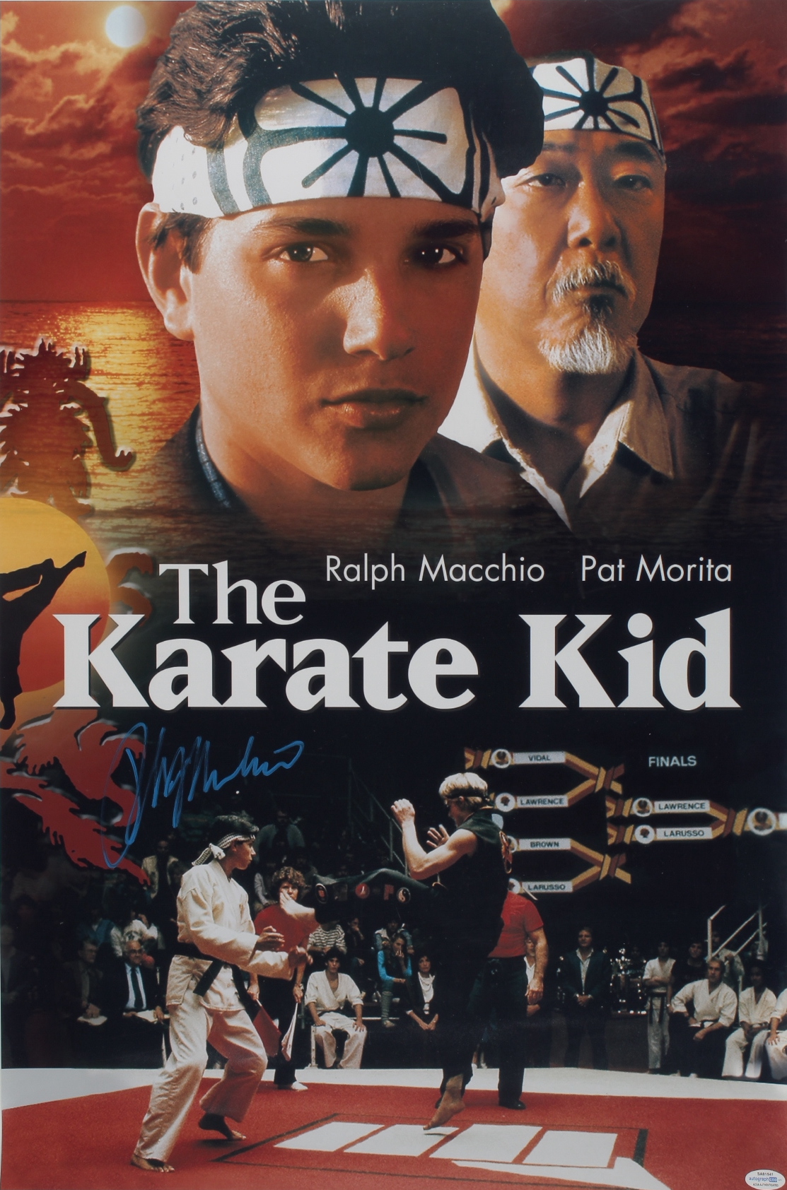 Ralph Macchio Signed "The Karate Kid" 20x30 Movie Poster (AutographCOA COA) at PristineAuction.com Ralph Macchio Signed "The Karate Kid" 20x30 Movie Poster (AutographCOA COA) at PristineAuction.com