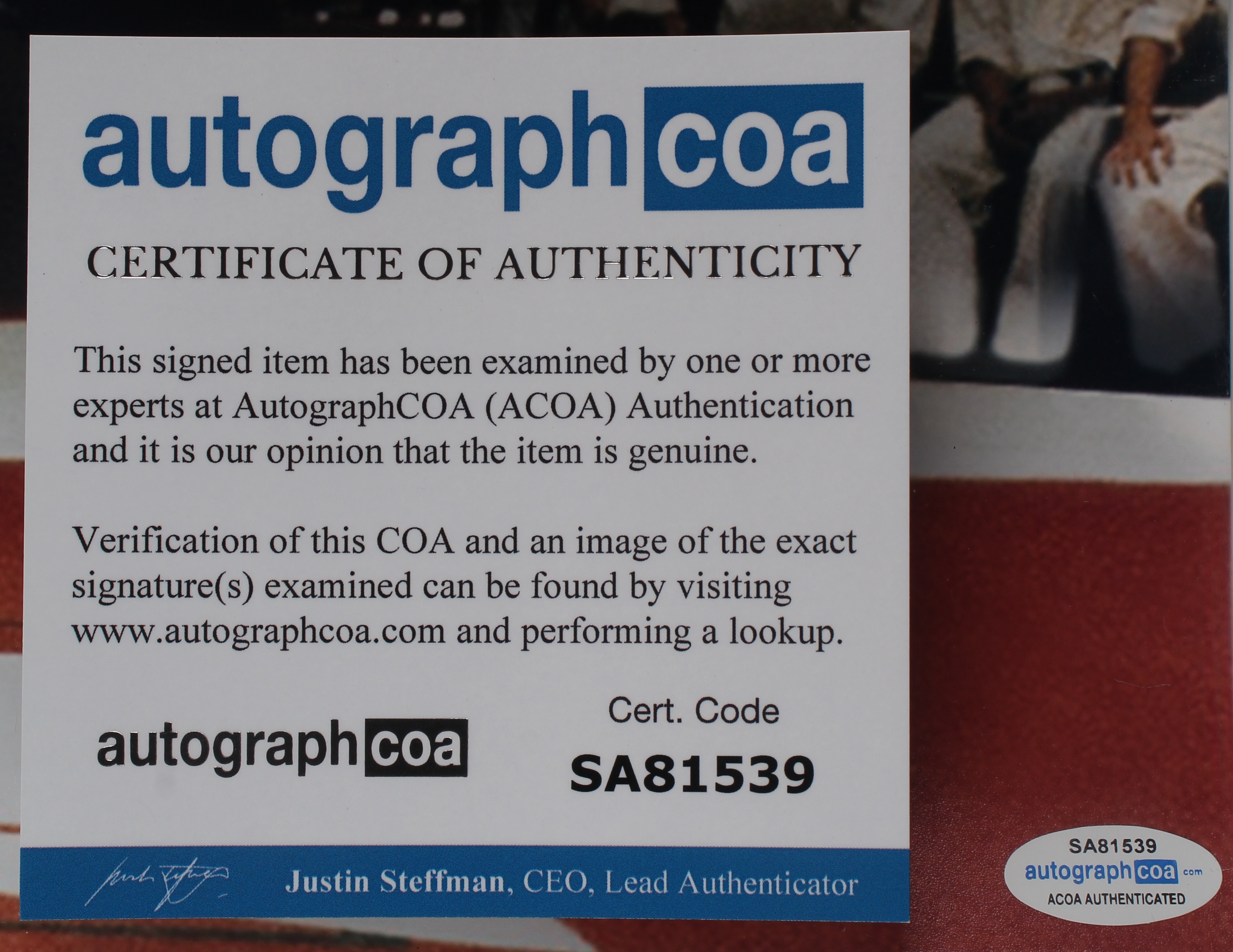 Ralph Macchio Signed "The Karate Kid" 20x30 Movie Poster (AutographCOA COA) at PristineAuction.com Ralph Macchio Signed "The Karate Kid" 20x30 Movie Poster (AutographCOA COA) at PristineAuction.com