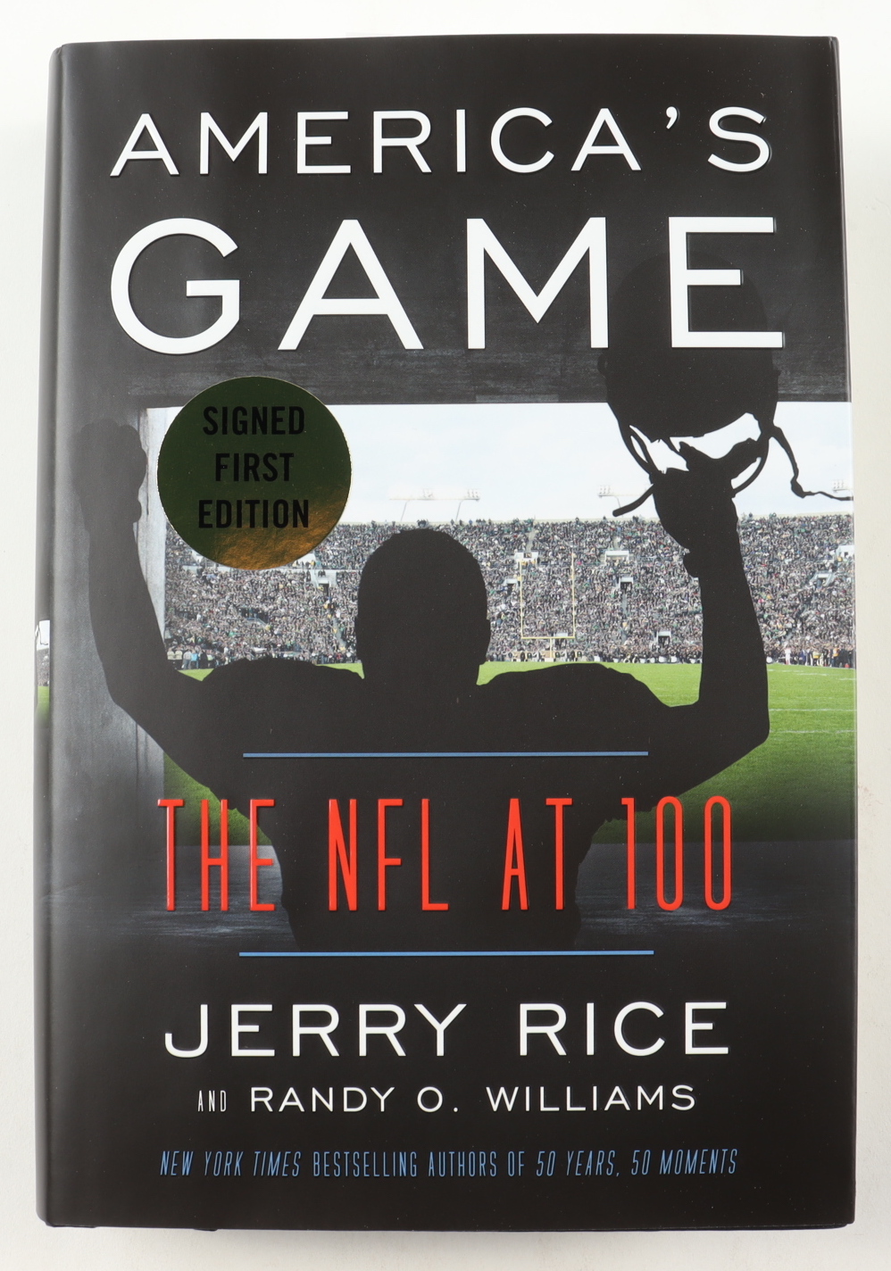 Jerry Rice Signed "America's Game: The NFL At 100" Hardcover Book (Beckett) at PristineAuction.com Jerry Rice Signed "America's Game: The NFL At 100" Hardcover Book (Beckett) at PristineAuction.com