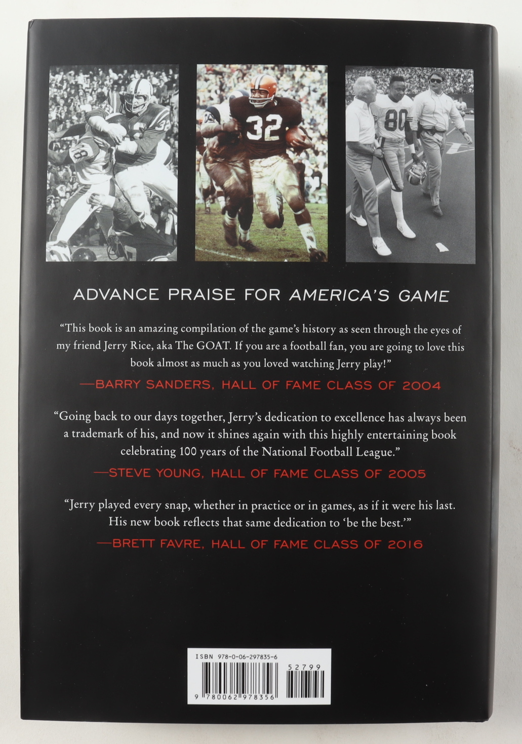 Jerry Rice Signed "America's Game: The NFL At 100" Hardcover Book (Beckett) at PristineAuction.com Jerry Rice Signed "America's Game: The NFL At 100" Hardcover Book (Beckett) at PristineAuction.com