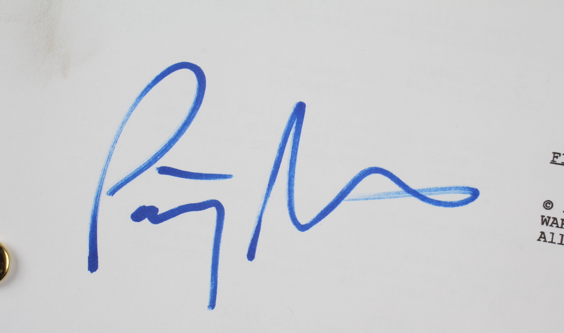 Patty Jenkins Signed "Wonder Woman" Movie Script (AutographCOA Hologram) at PristineAuction.com Patty Jenkins Signed "Wonder Woman" Movie Script (AutographCOA Hologram) at PristineAuction.com