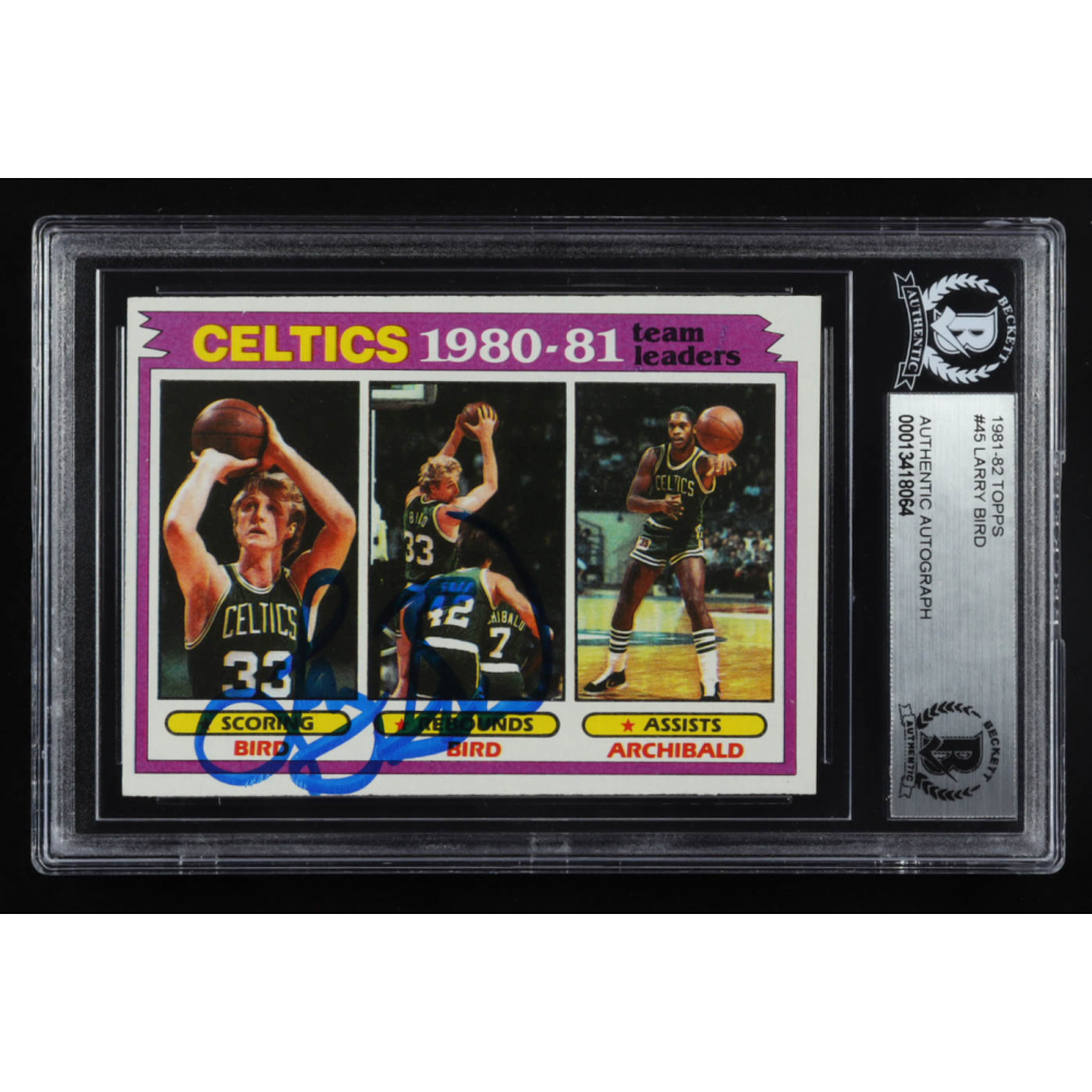 Topps Basketball Collectible 1981-82 Topps Larry Bird Basketball