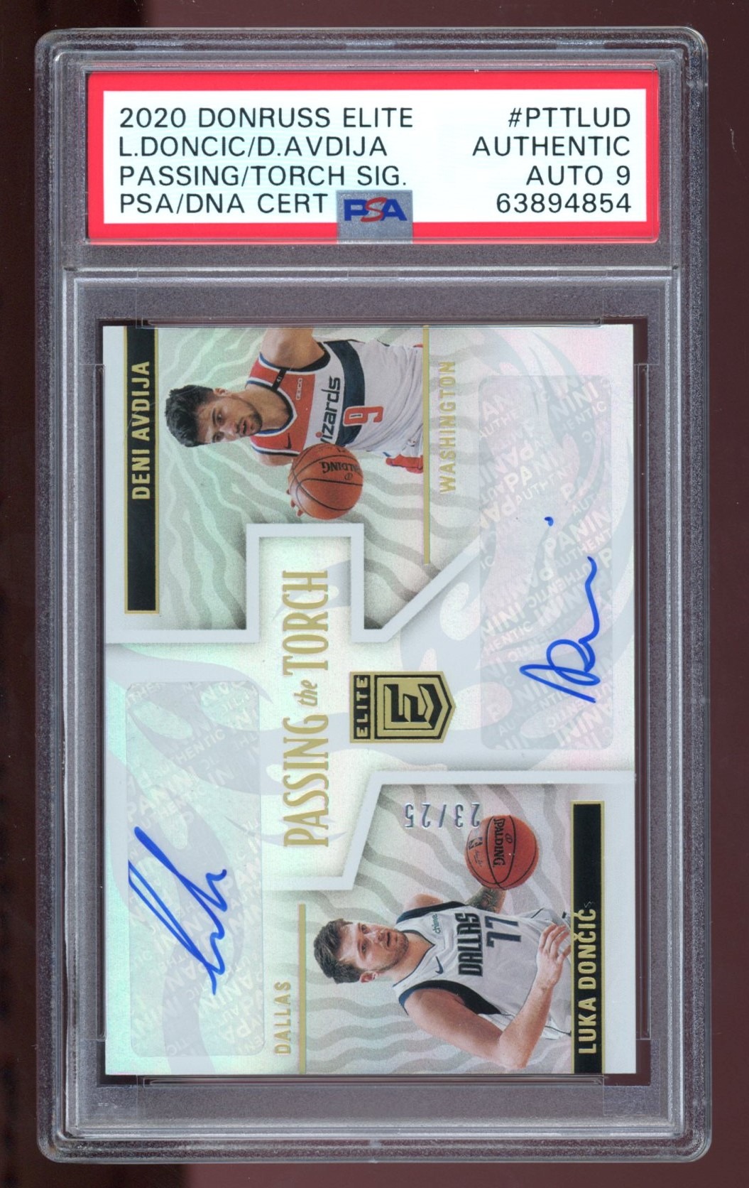 Deni Avdija / Luka Doncic 2020-21 Elite Passing the Torch