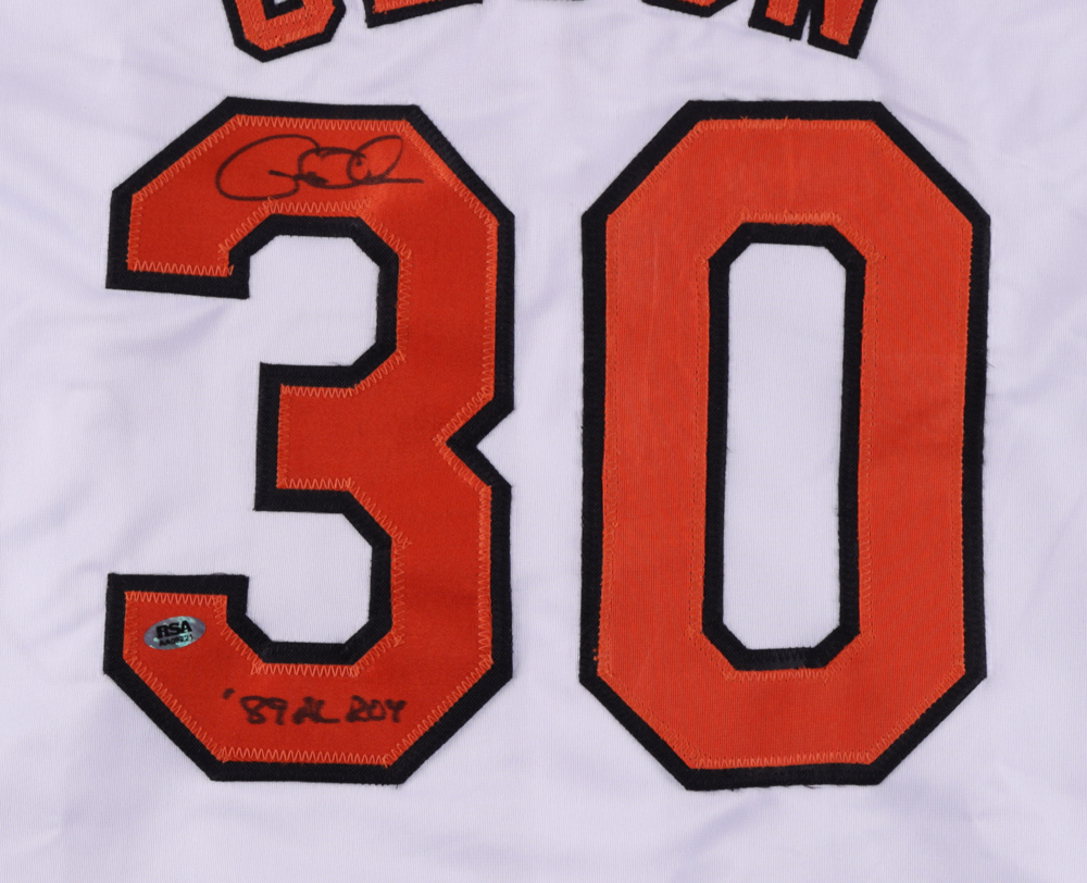 Gregg Olson Signed Jersey Inscribed "'89 AL ROY" (RSA Hologram) at PristineAuction.com Gregg Olson Signed Jersey Inscribed "'89 AL ROY" (RSA Hologram) at PristineAuction.com