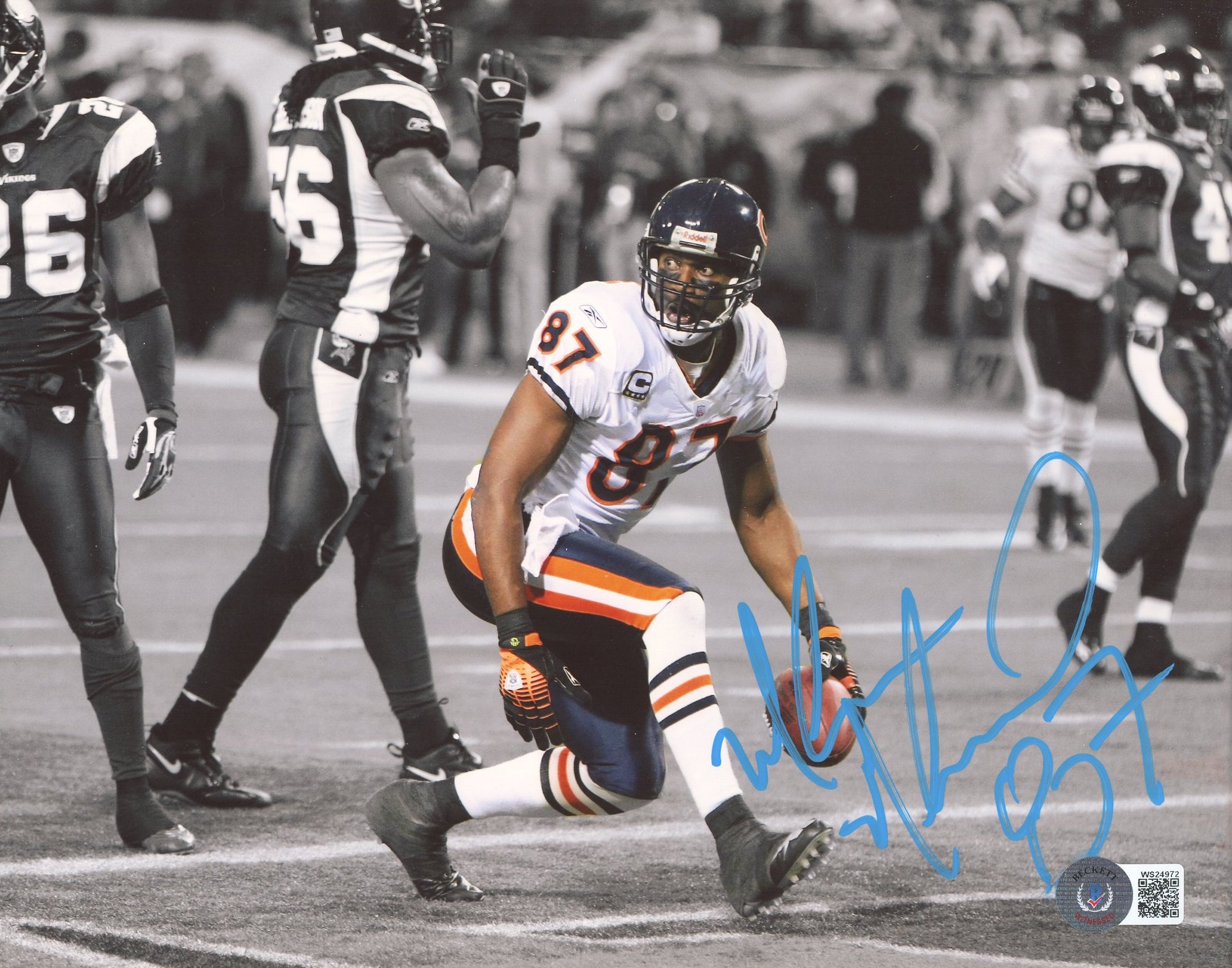Muhsin Muhammad Signed Bears 8x10 Photo (Beckett) at PristineAuction.com Muhsin Muhammad Signed Bears 8x10 Photo (Beckett) at PristineAuction.com