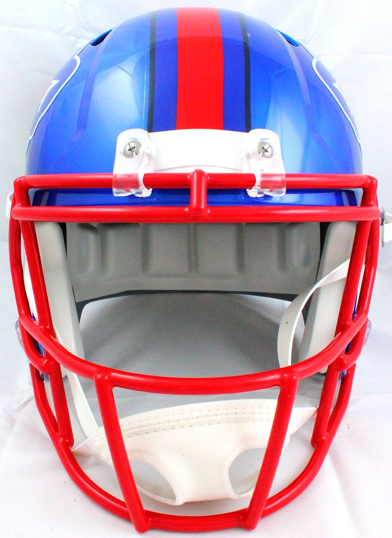 Eric Moulds Signed Bills Flash Alternate Full-Size Speed Helmet (Beckett & Prova) at PristineAuction.com Eric Moulds Signed Bills Flash Alternate Full-Size Speed Helmet (Beckett & Prova) at PristineAuction.com